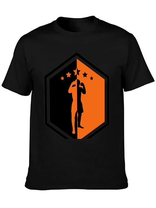 Martial Arts Silhouette Graphic Tee