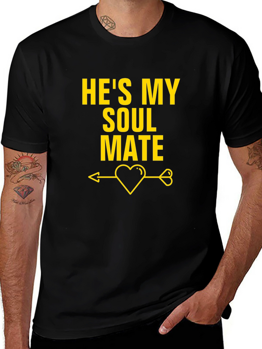 Hes My Soul Mate Tee - Matching Couple Shirt