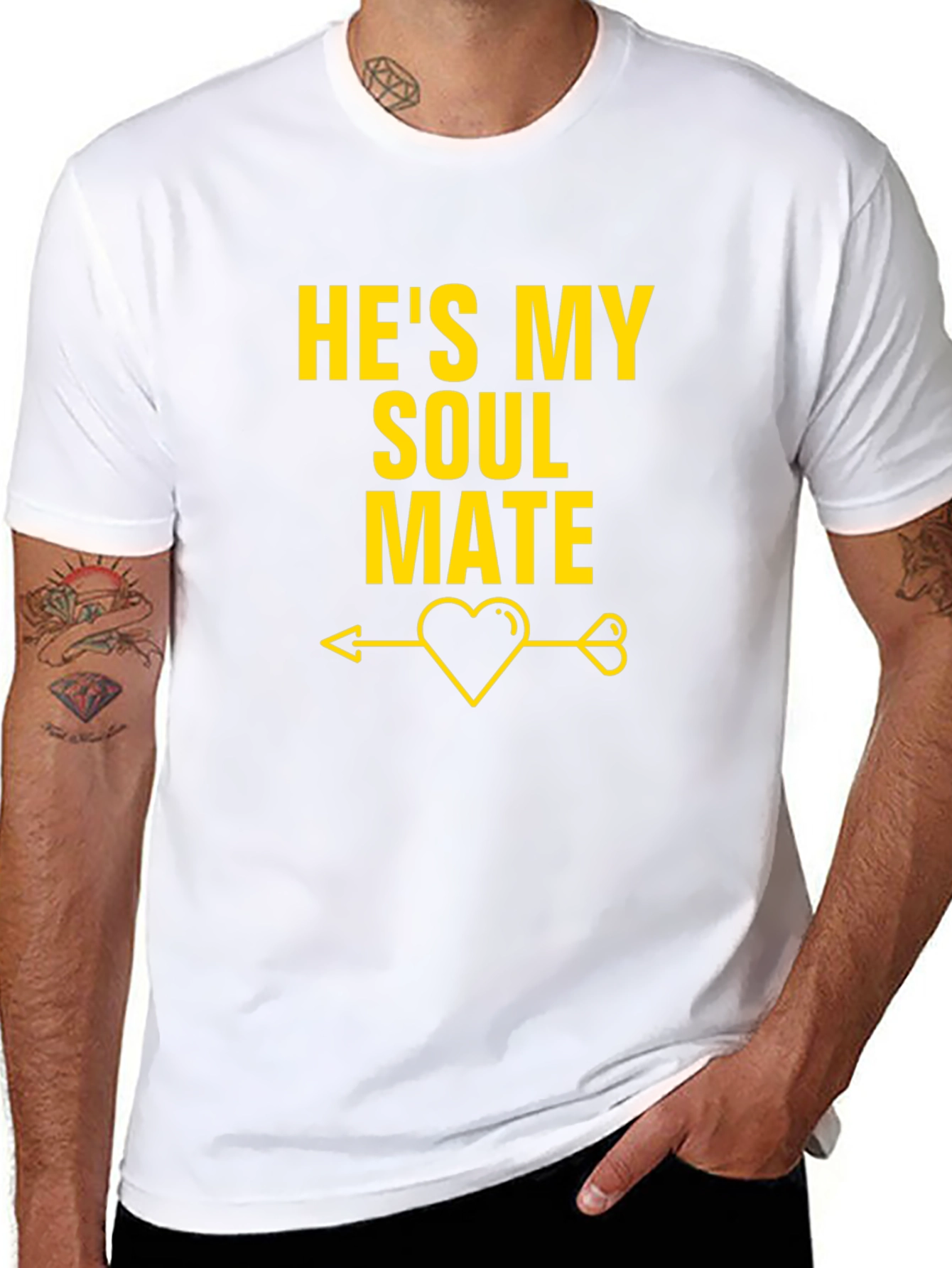 Hes My Soul Mate Tee - Matching Couple Shirt