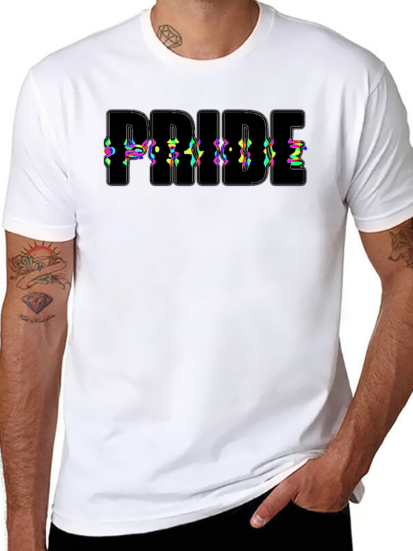 Pride T-Shirt - Bold Graphic Black Tee