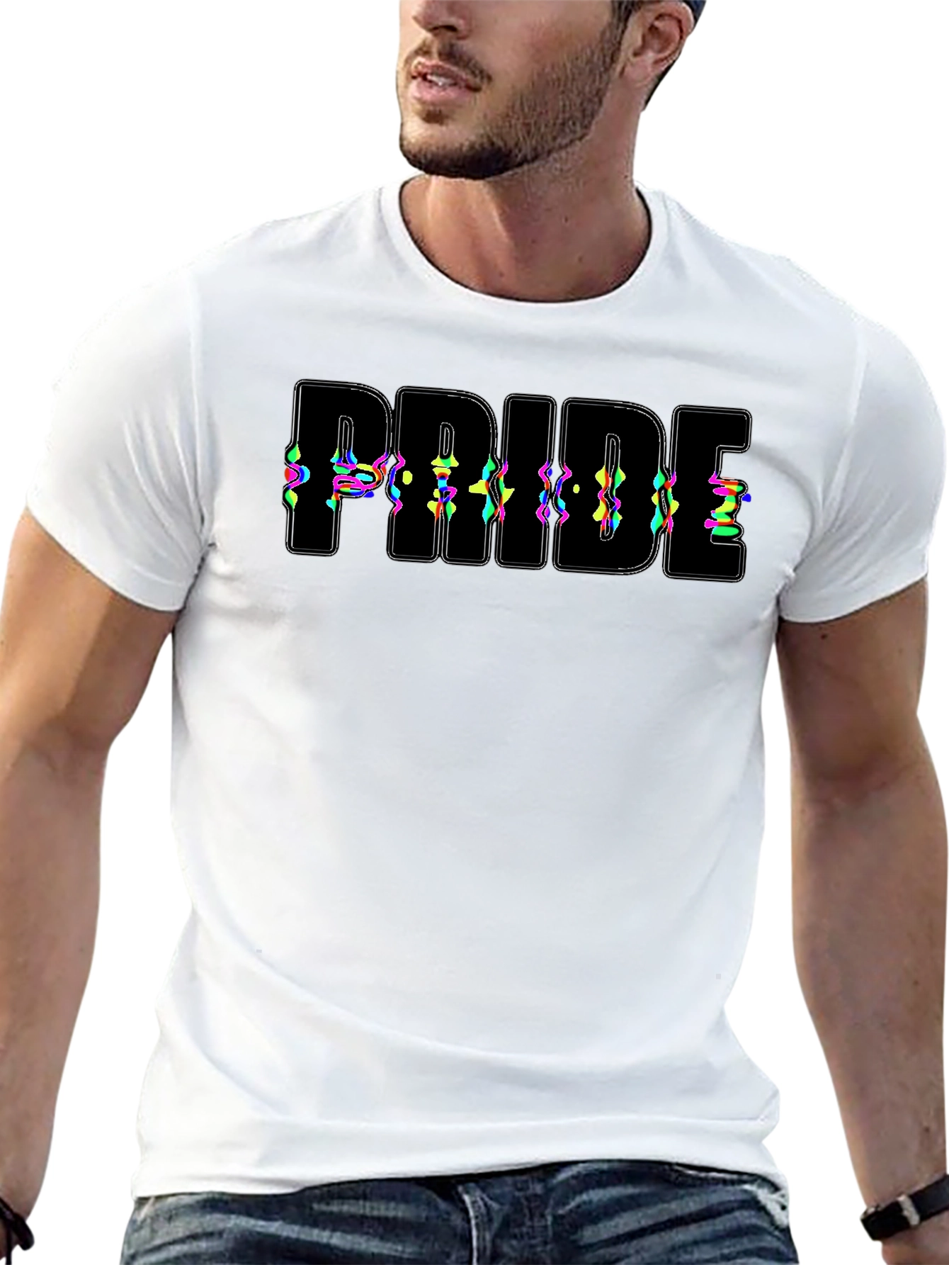 Pride T-Shirt - Bold Graphic Black Tee