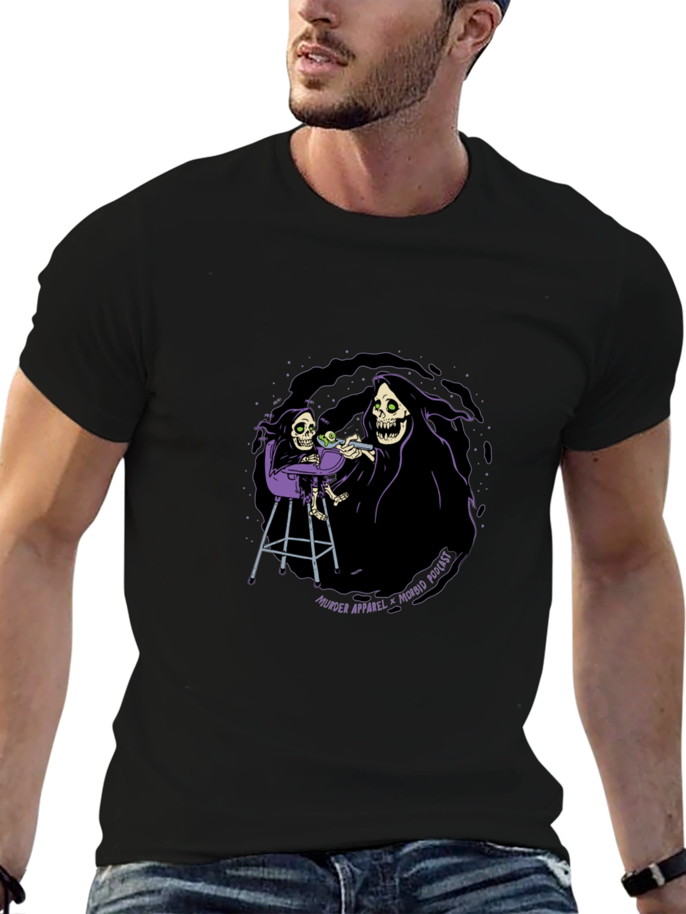 Morbid Podcast Grim Reaper T-Shirt