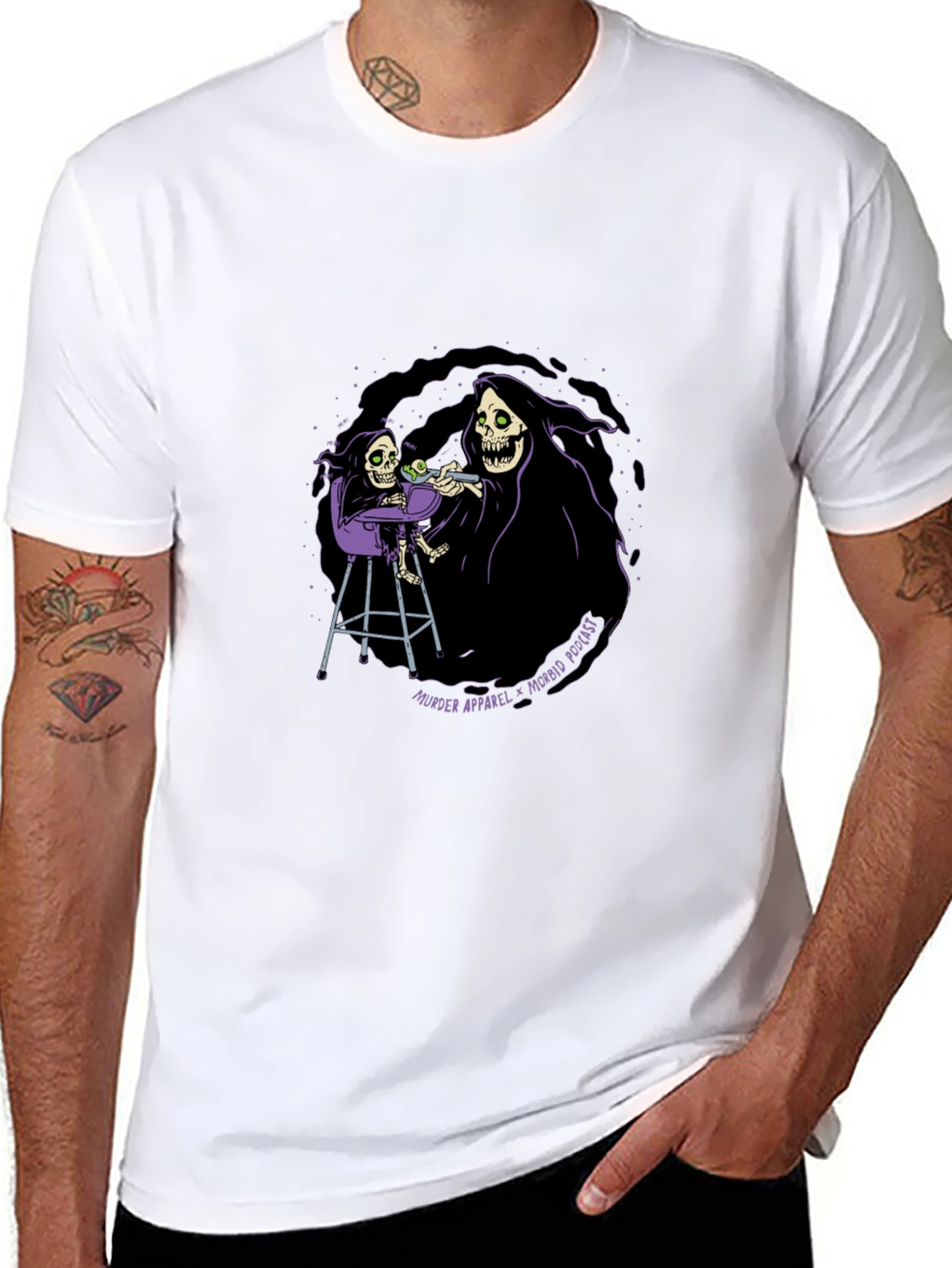 Morbid Podcast Grim Reaper T-Shirt