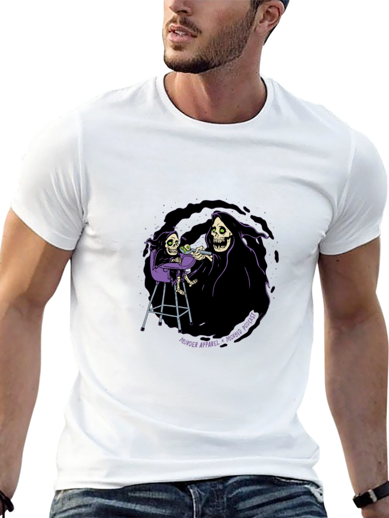 Morbid Podcast Grim Reaper T-Shirt