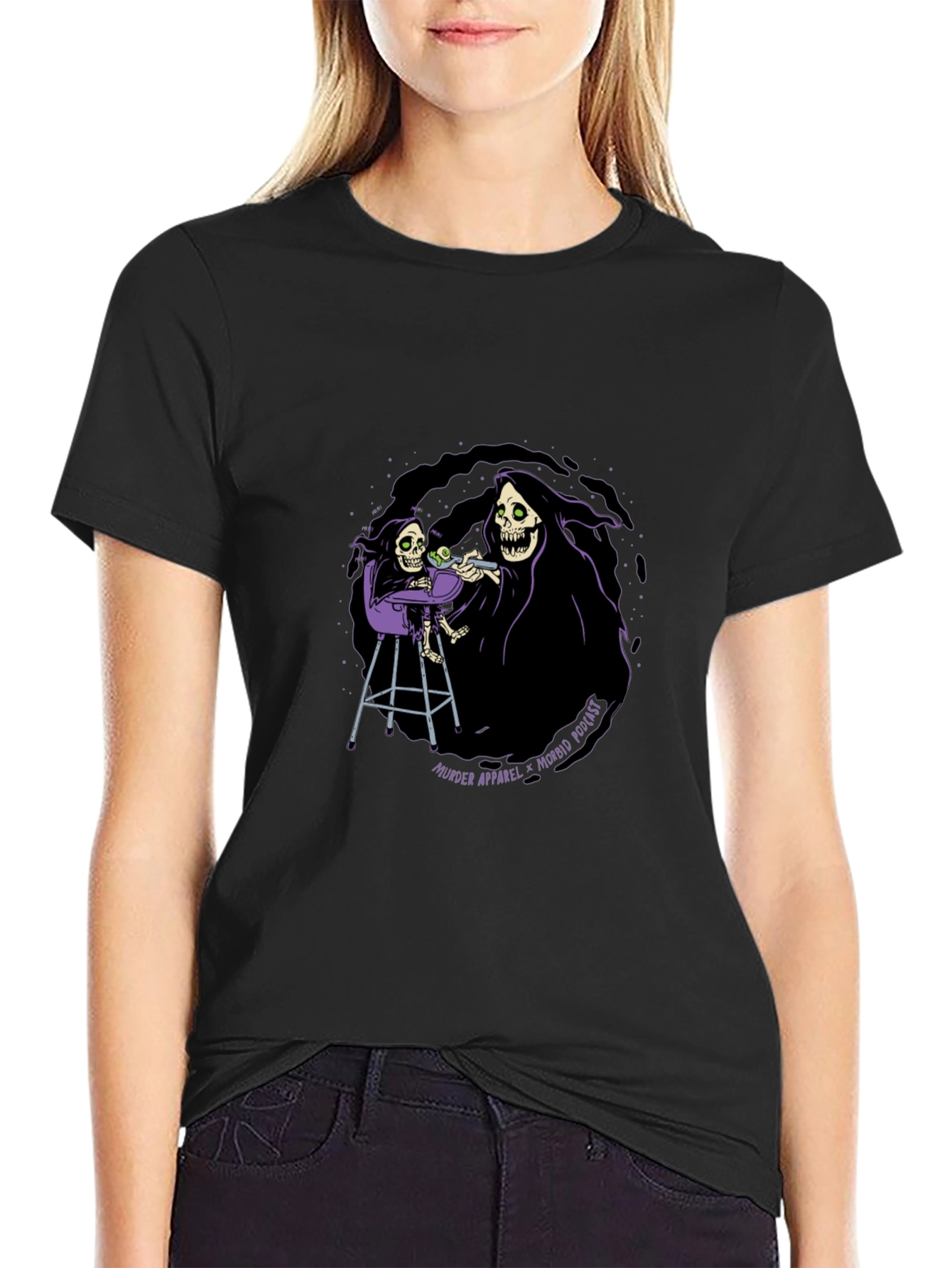 Morbid Podcast Grim Reaper T-Shirt