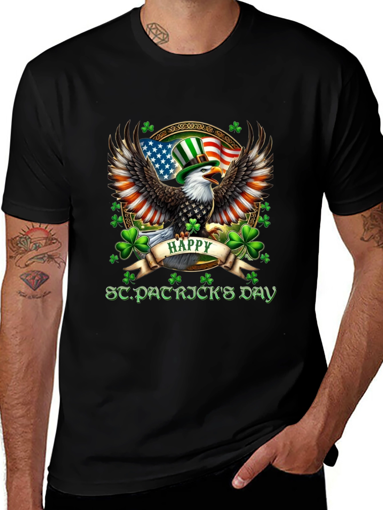 St. Patricks Day Eagle T-Shirt