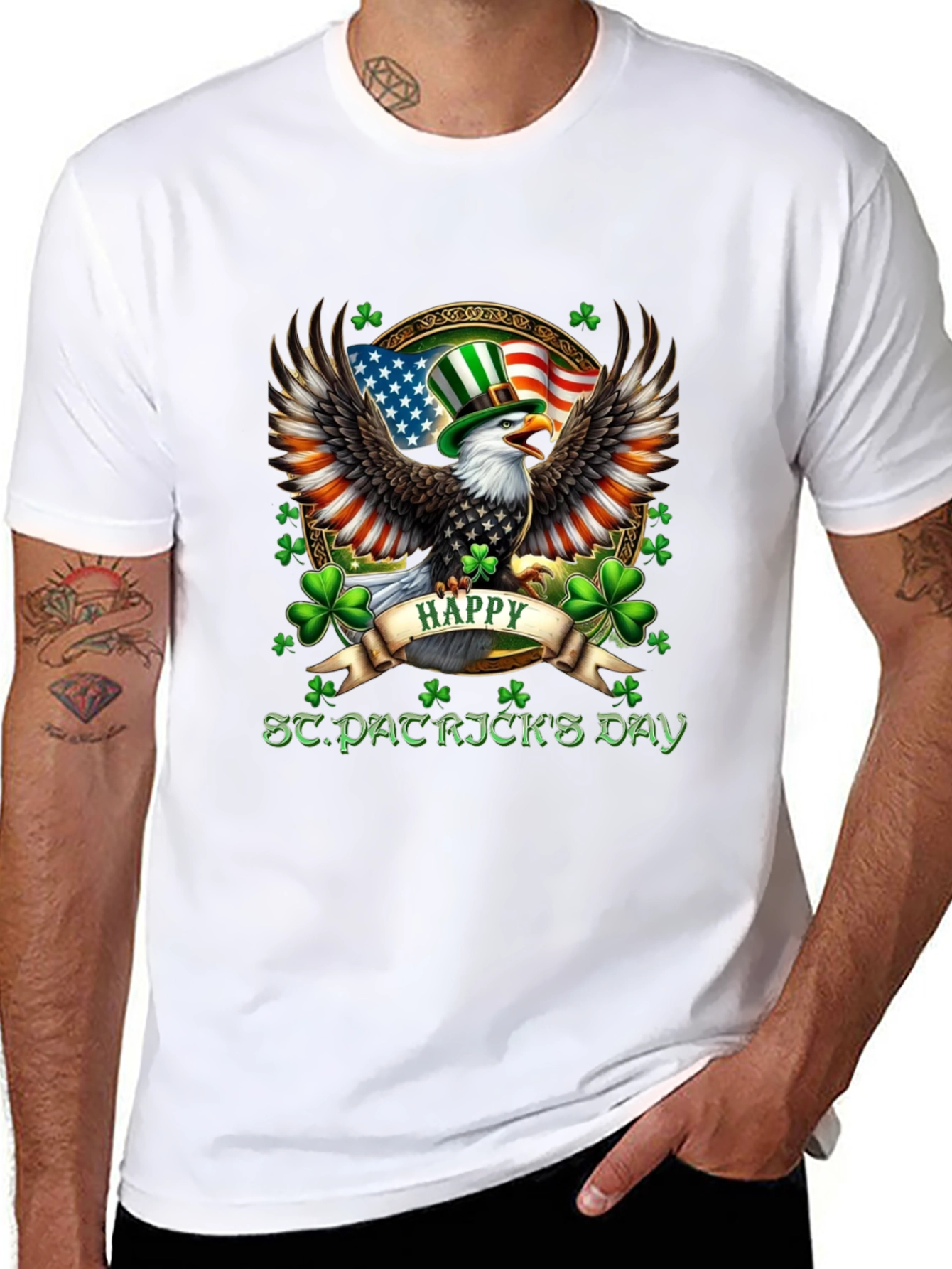 St. Patricks Day Eagle T-Shirt