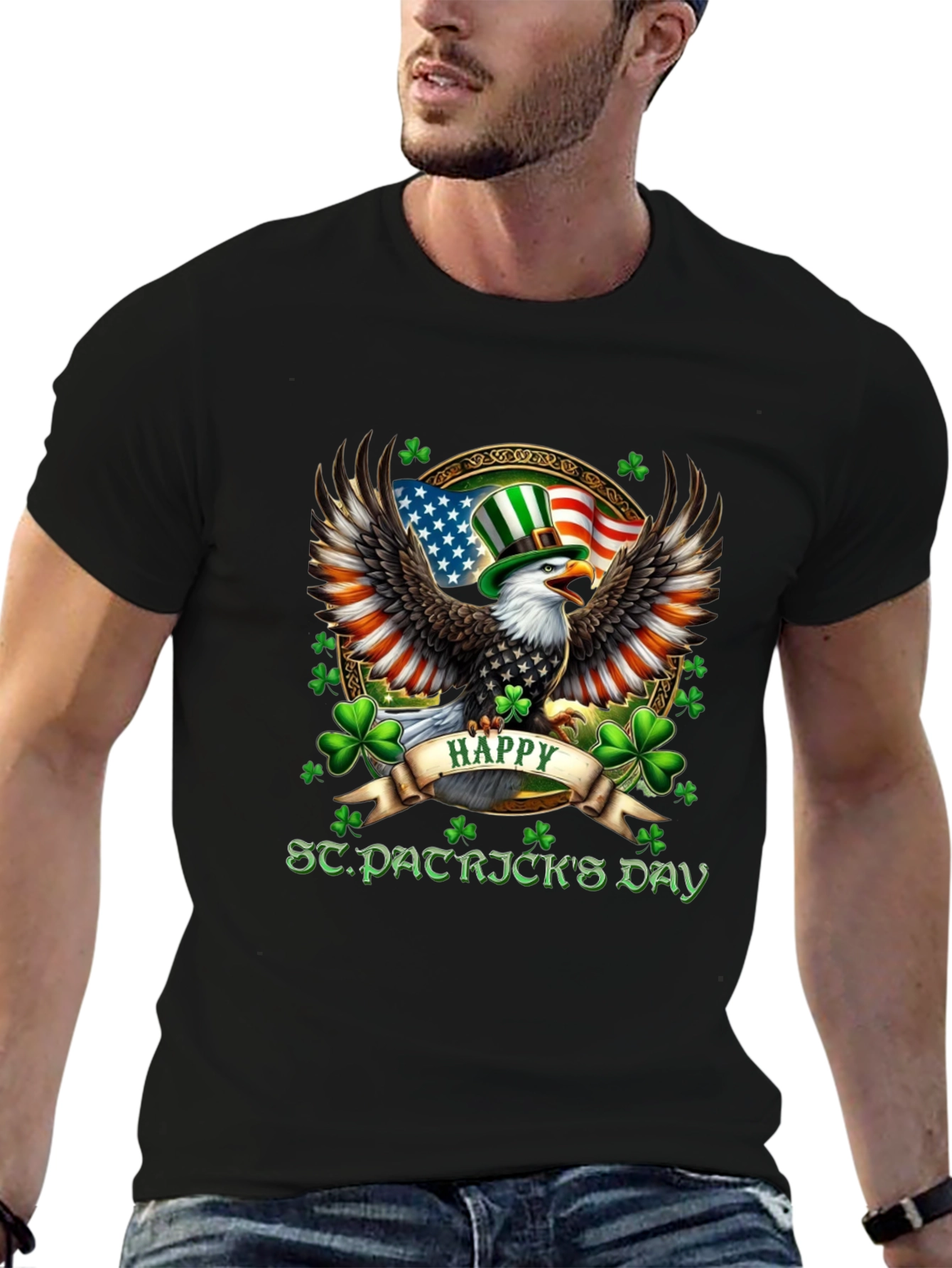 St. Patricks Day Eagle T-Shirt