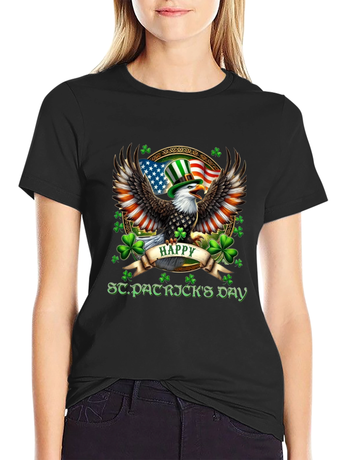 St. Patricks Day Eagle T-Shirt