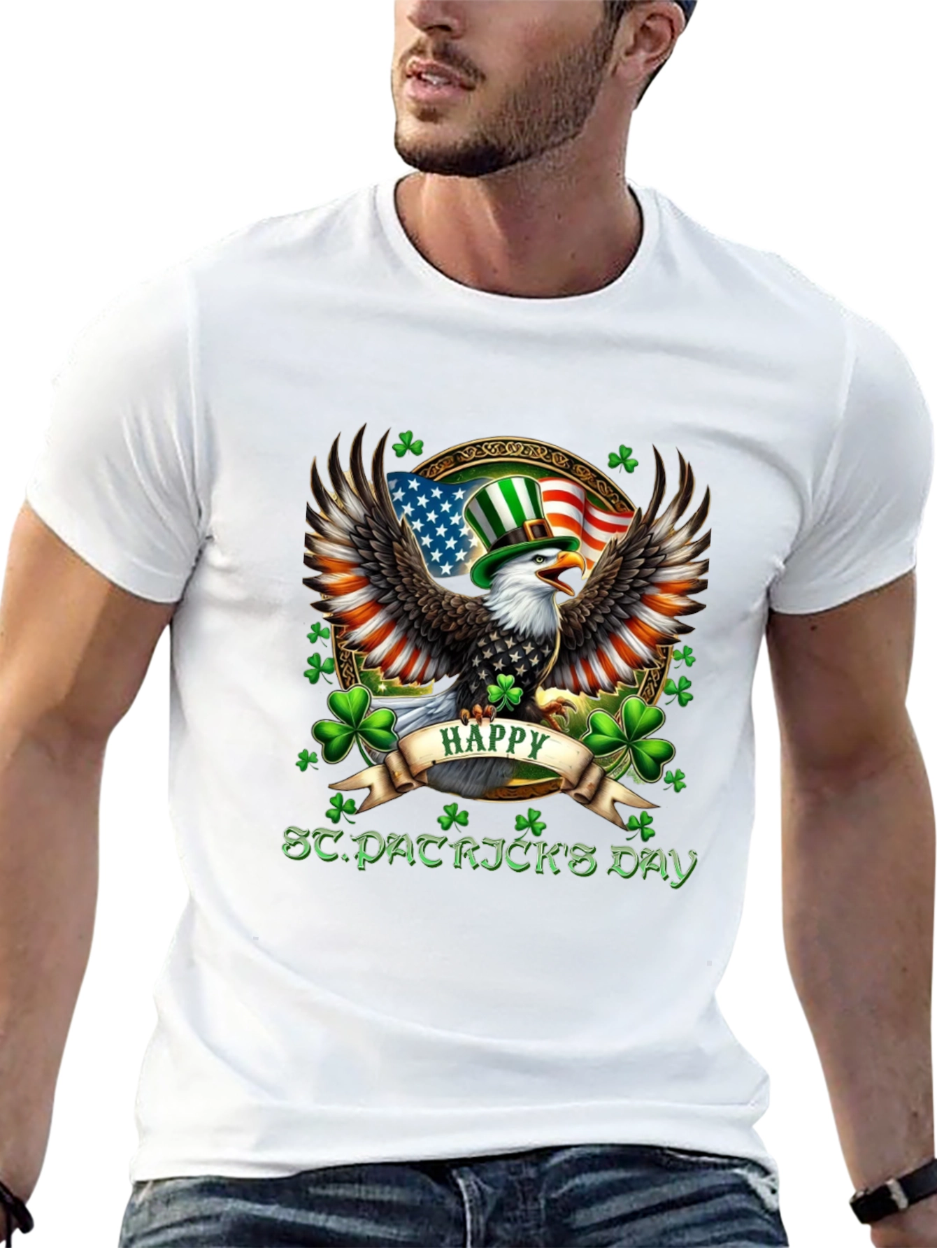 St. Patricks Day Eagle T-Shirt