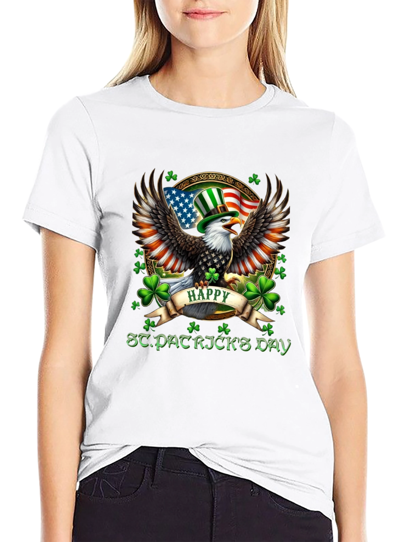 St. Patricks Day Eagle T-Shirt