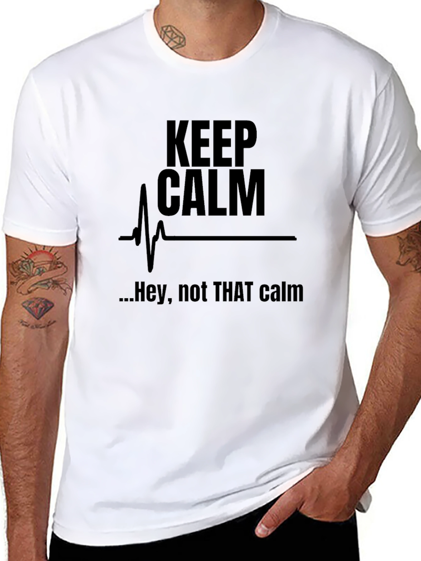 Keep Calm Funny Graphic Tee