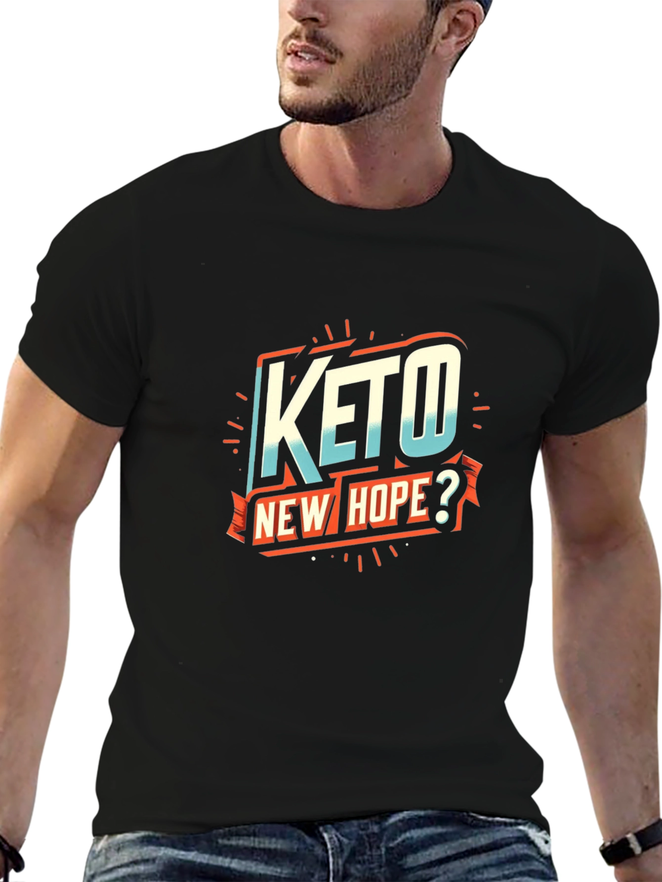 Keto New Hope Graphic Tee - Black