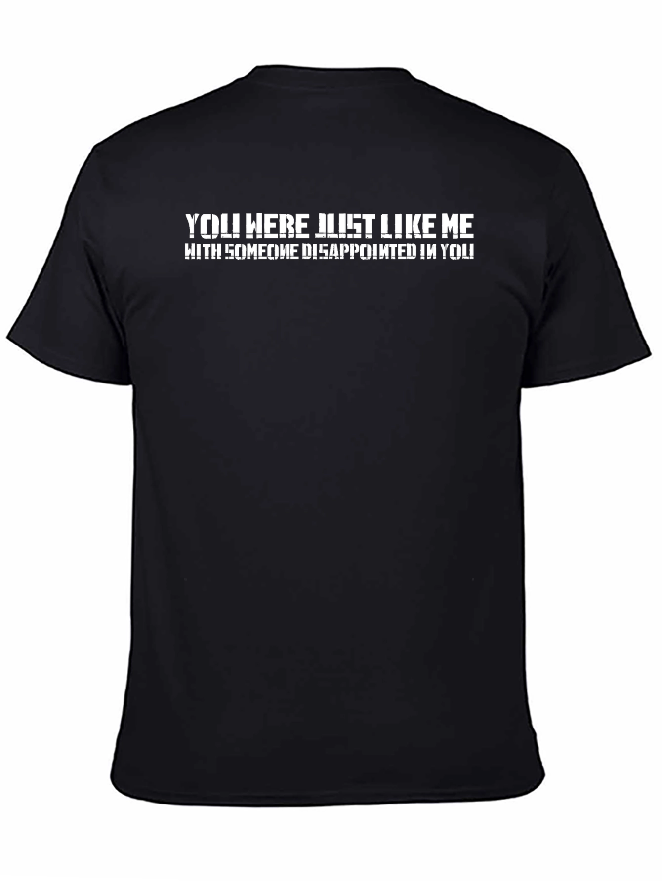 Disappointed In You Mens Black T-Shirt