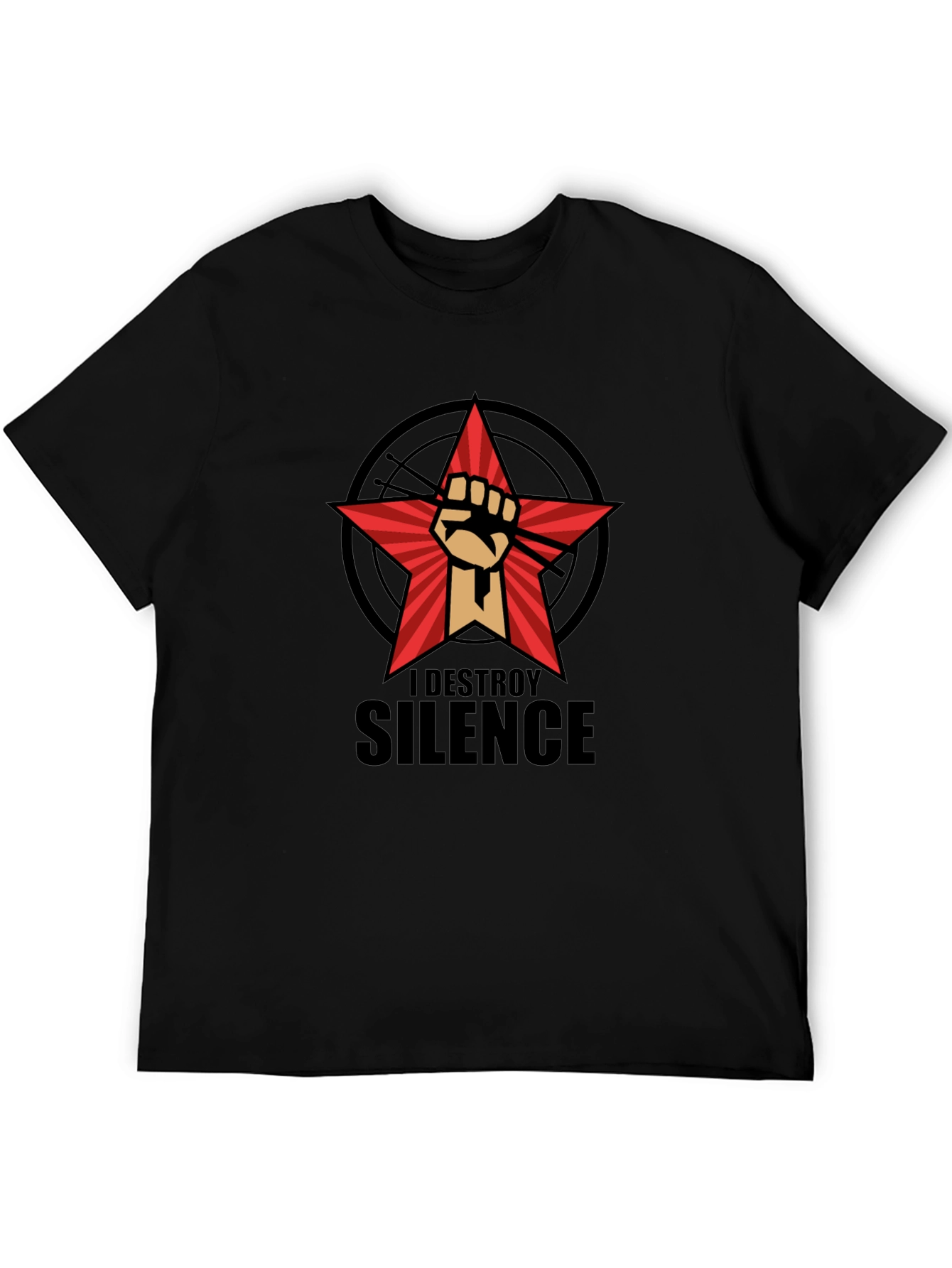 I Destroy Silence Graphic T-Shirt