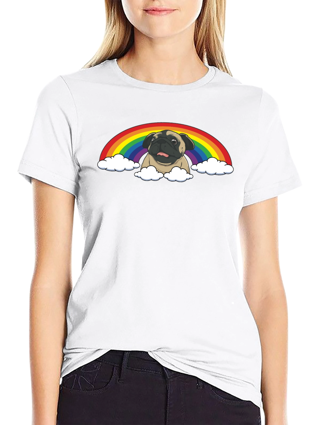 Pug Rainbow T-Shirt