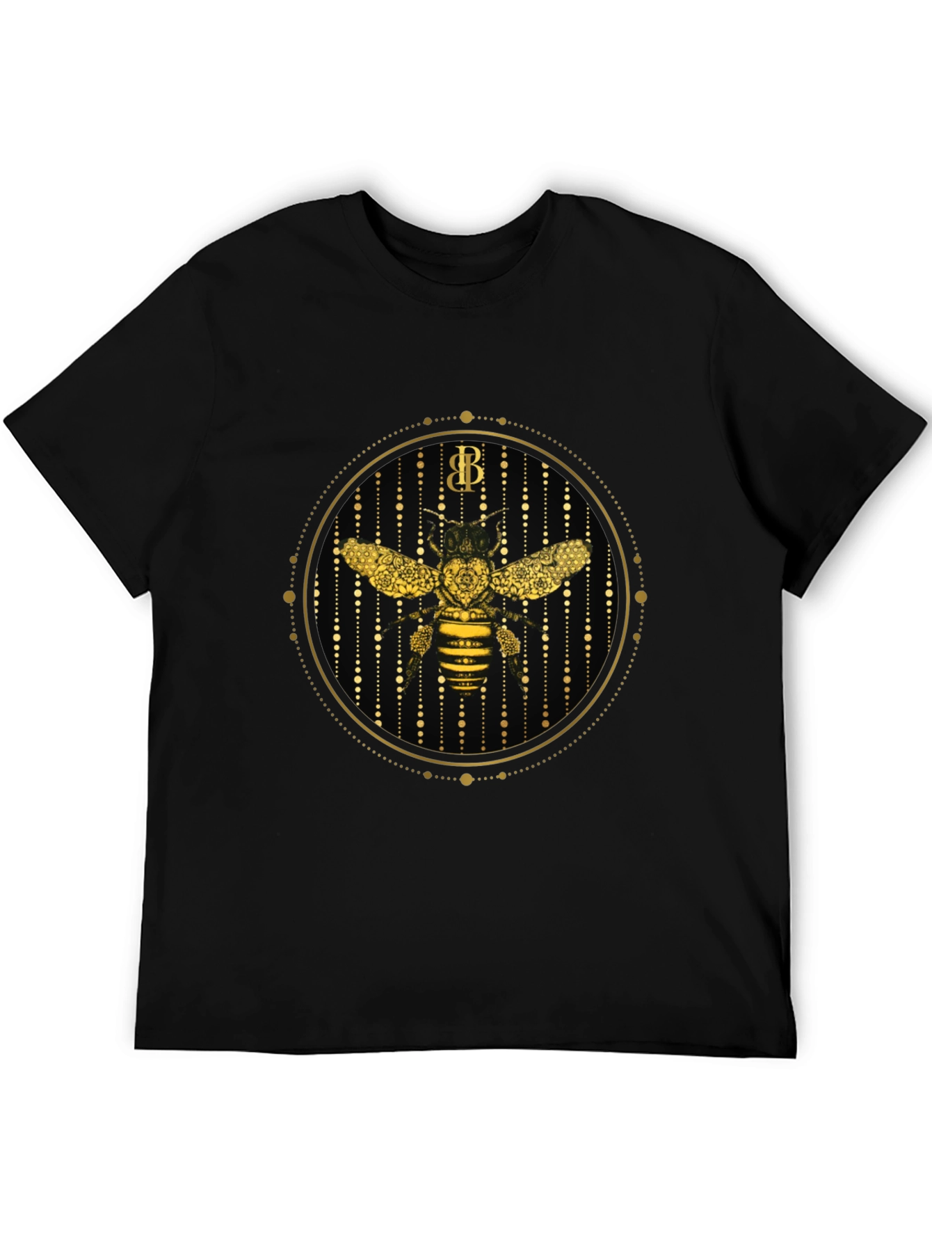 Golden Bee Graphic Tee - Stylish Mens T-Shirt