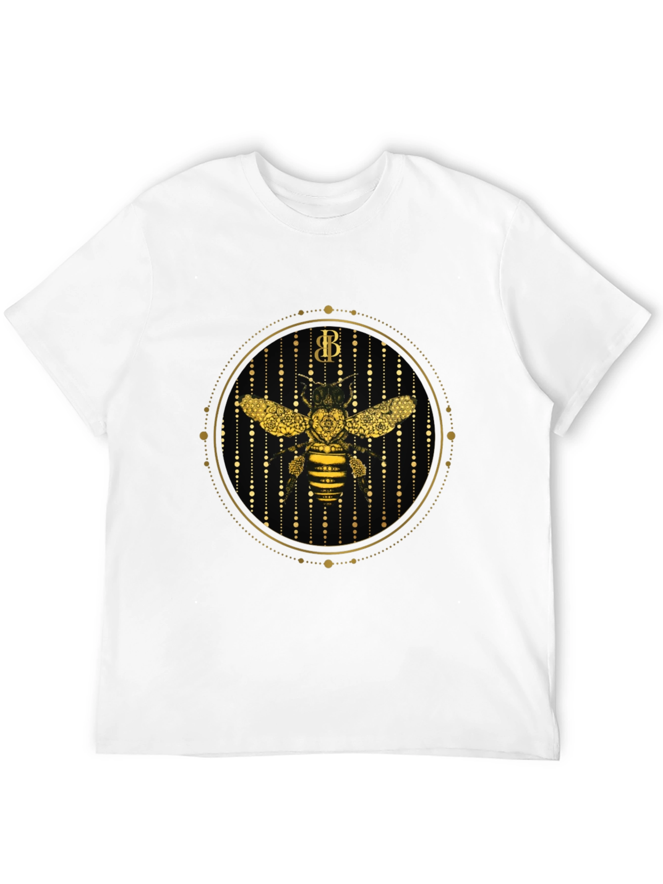 Golden Bee Graphic Tee - Stylish Mens T-Shirt