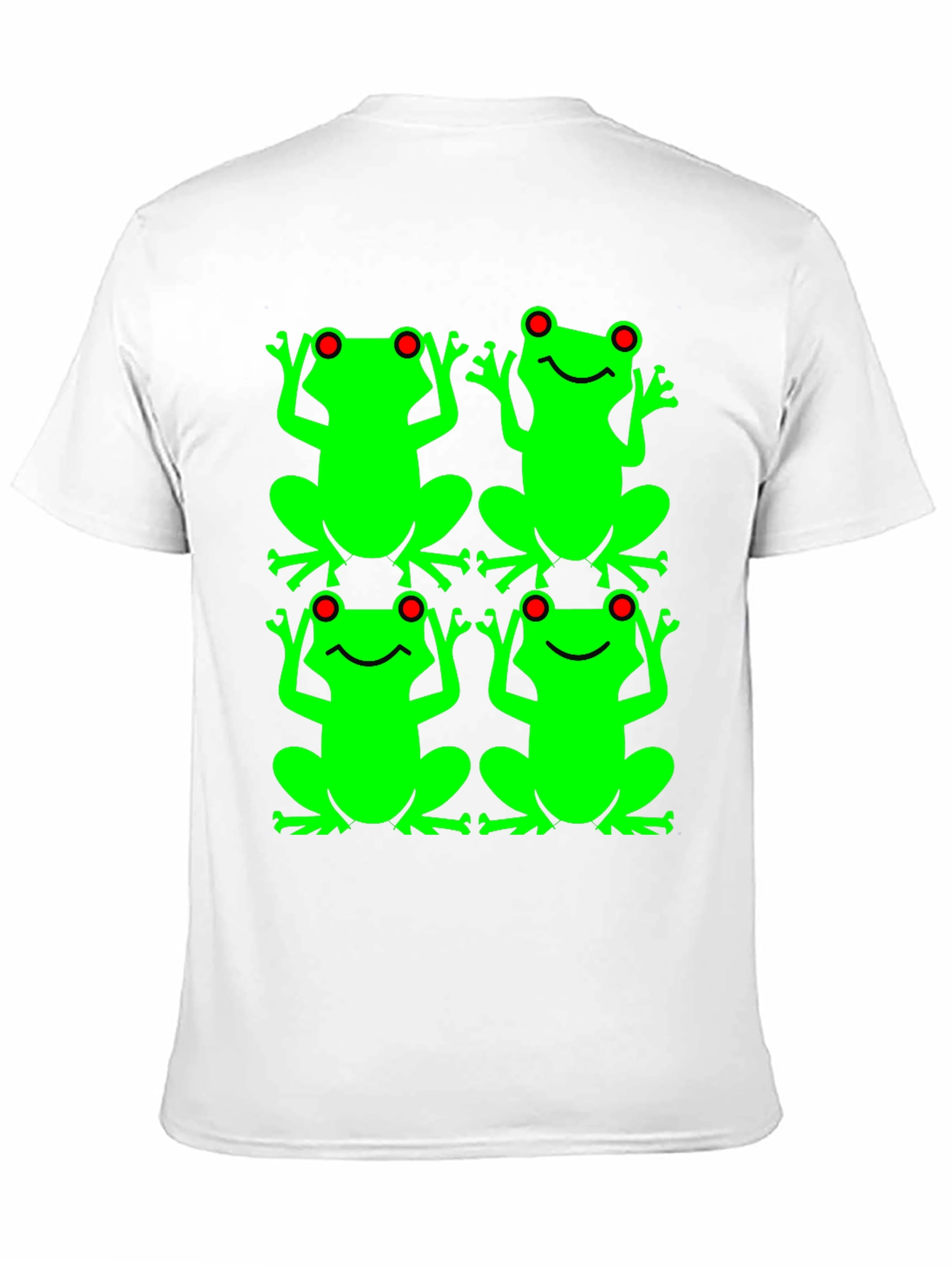 Frog Pattern Graphic T-Shirt