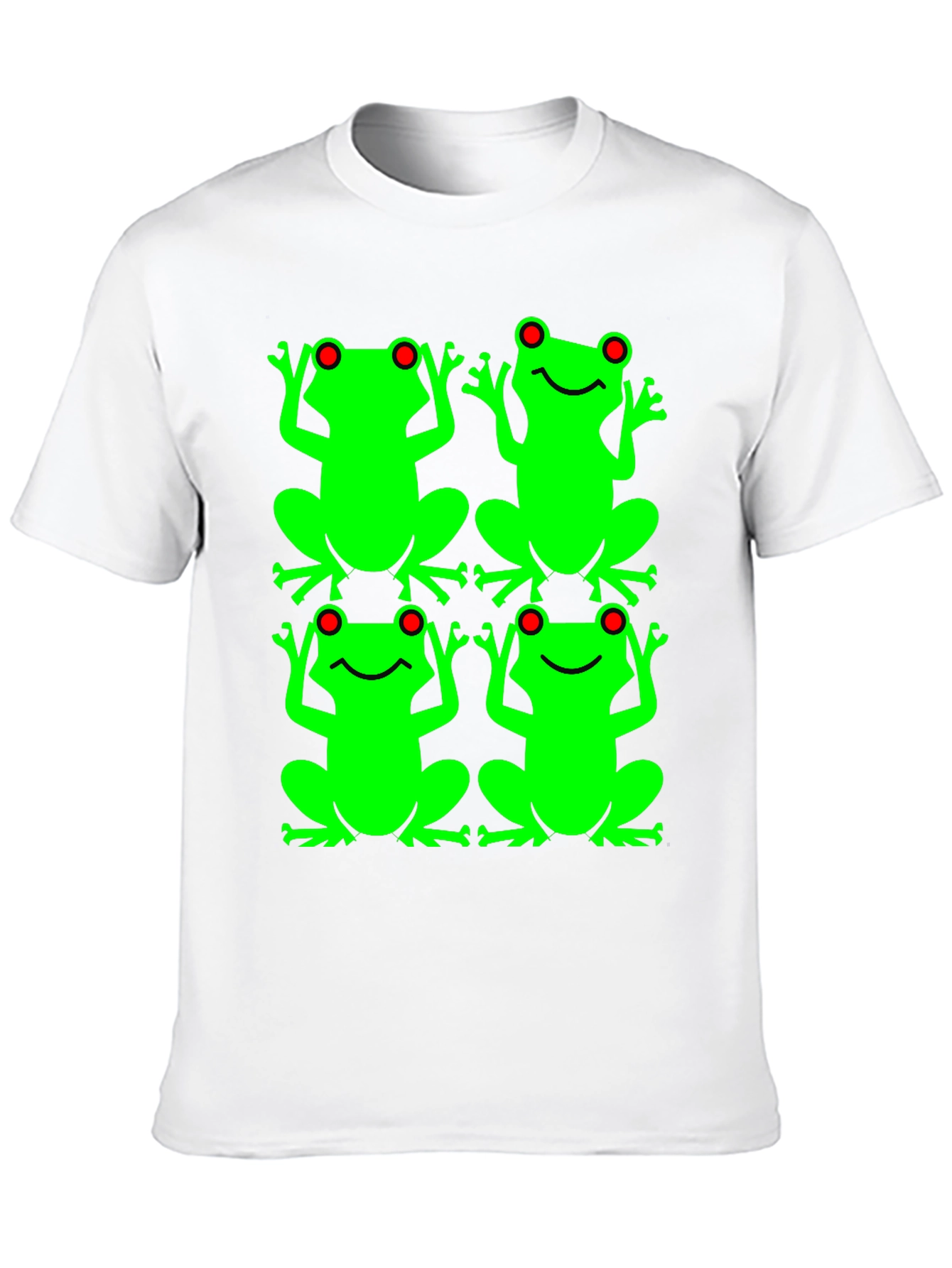 Frog Pattern Graphic T-Shirt