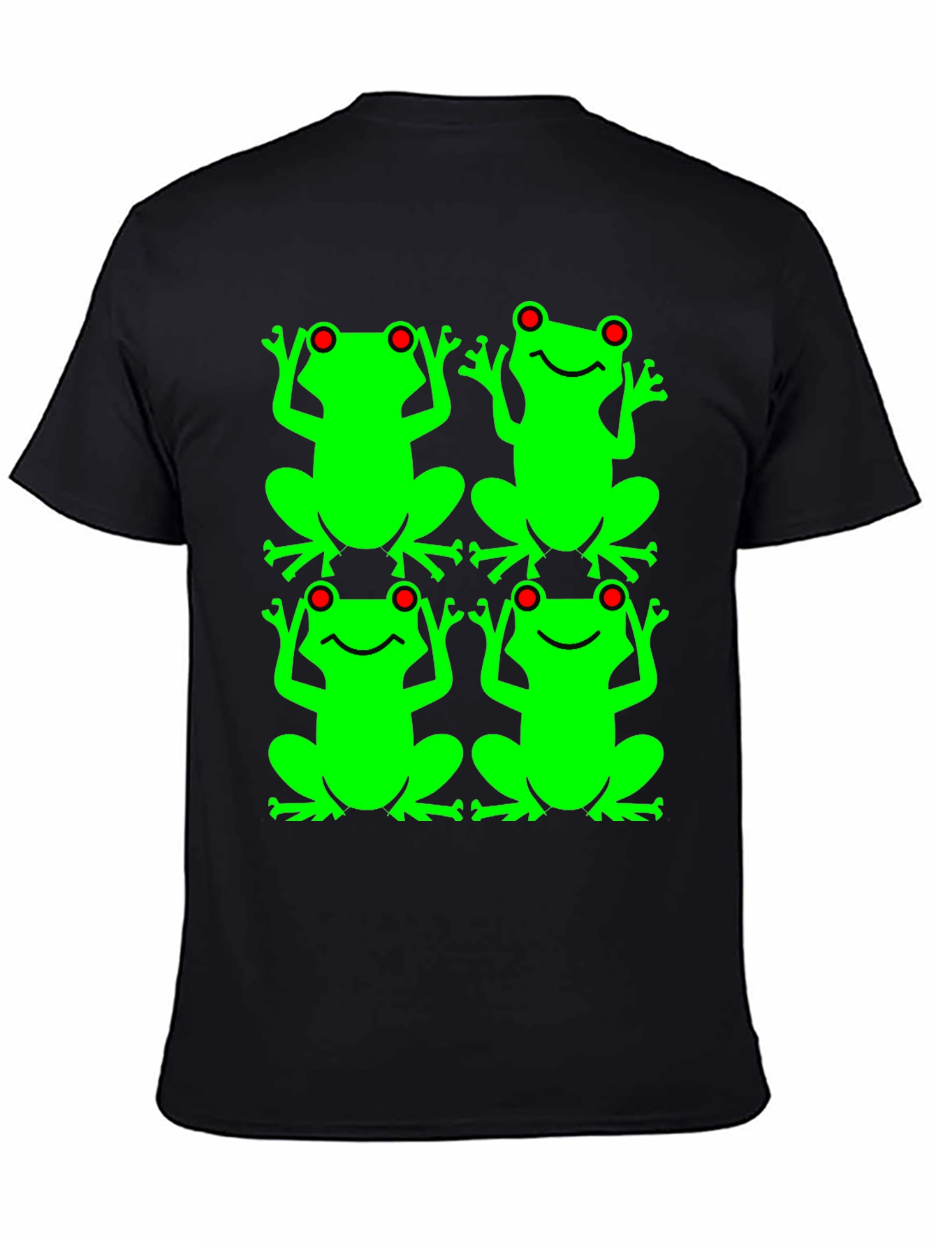 Frog Pattern Graphic T-Shirt