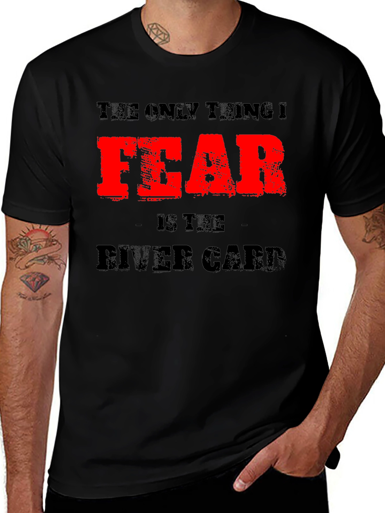 Fear River Carp Graphic Tee Black