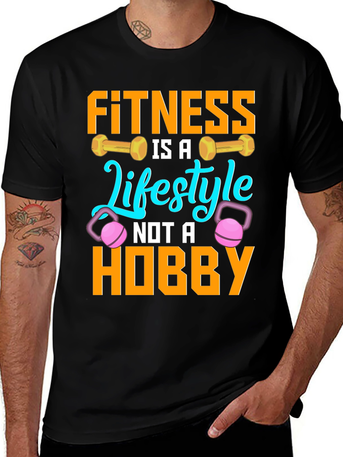 Fitness Lifestyle Gym Workout T-Shirt