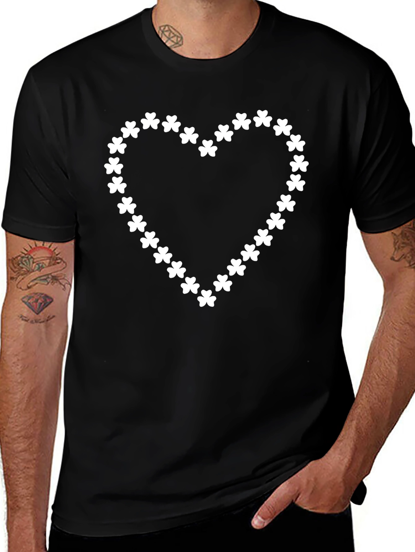 Shamrock Heart T-Shirt - St. Patricks Day Tee