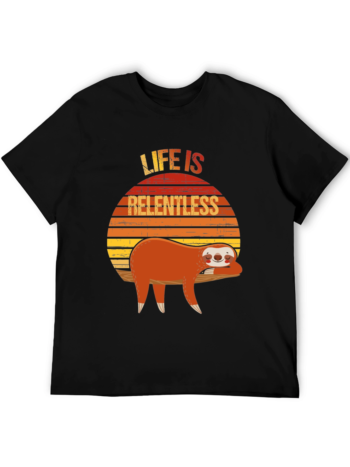 Life is Relentless Sloth Graphic Tee