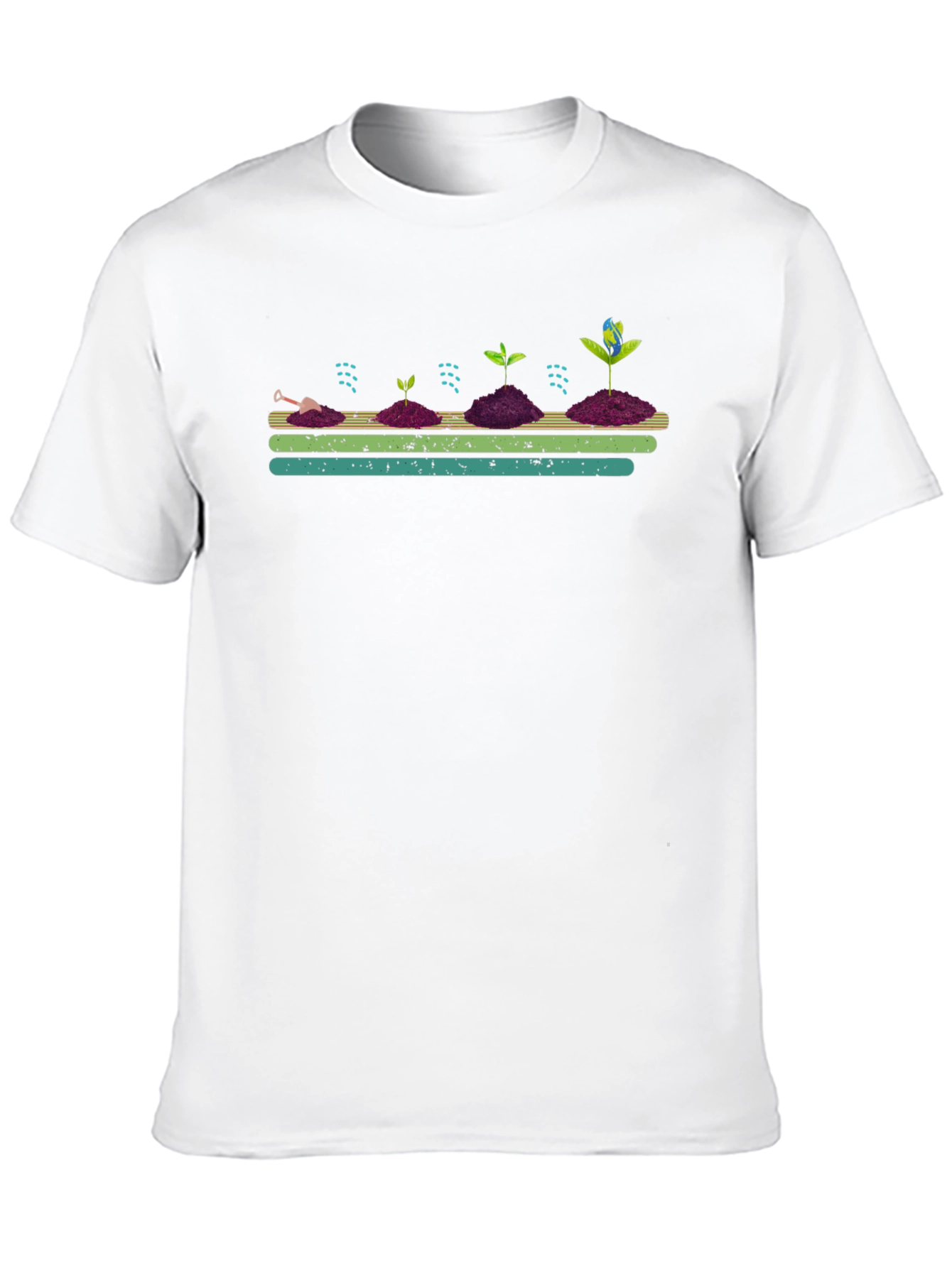 Growth Cycle Tee - Black Graphic T-Shirt
