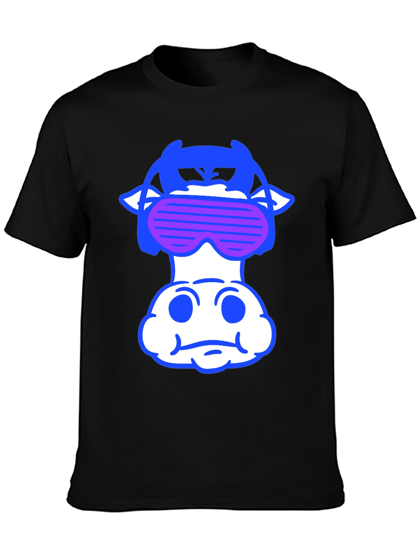 Cool Cow Tee - Black Graphic T-Shirt