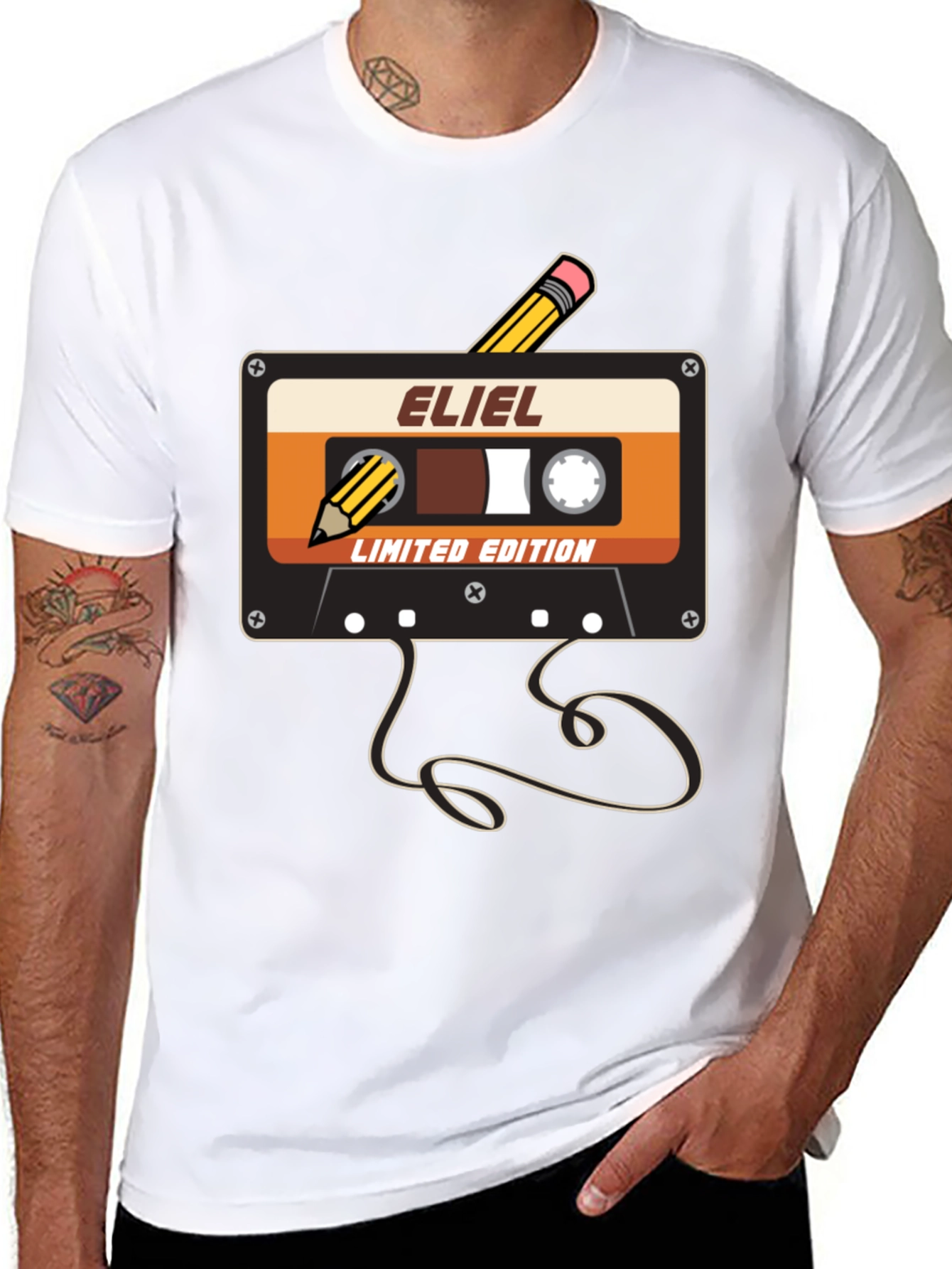 Eliel Cassette Tape Graphic T-Shirt - Limited Edition!