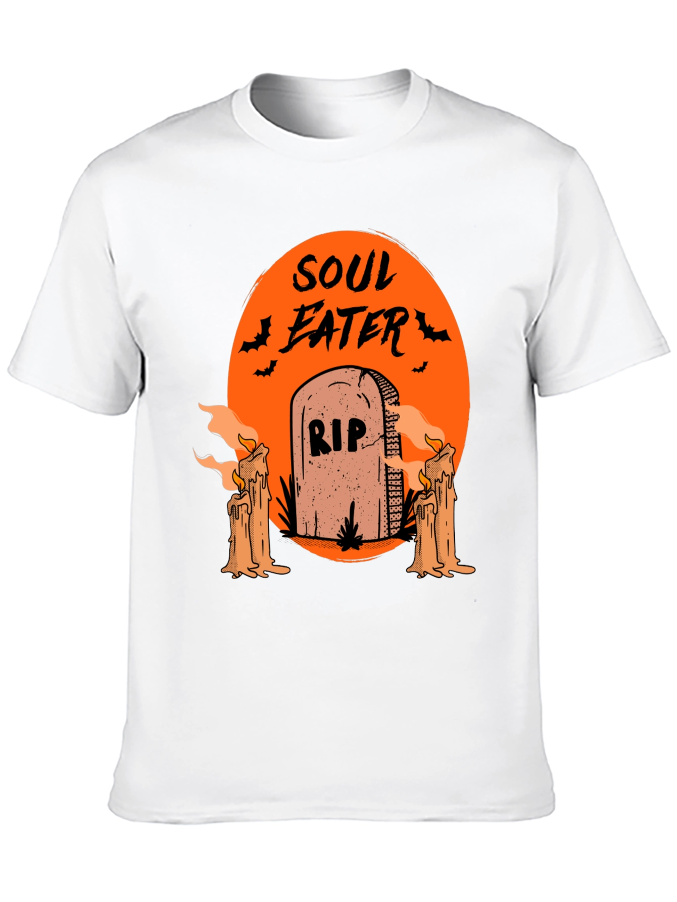 Soul Eater Halloween T-Shirt - RIP Tombstone