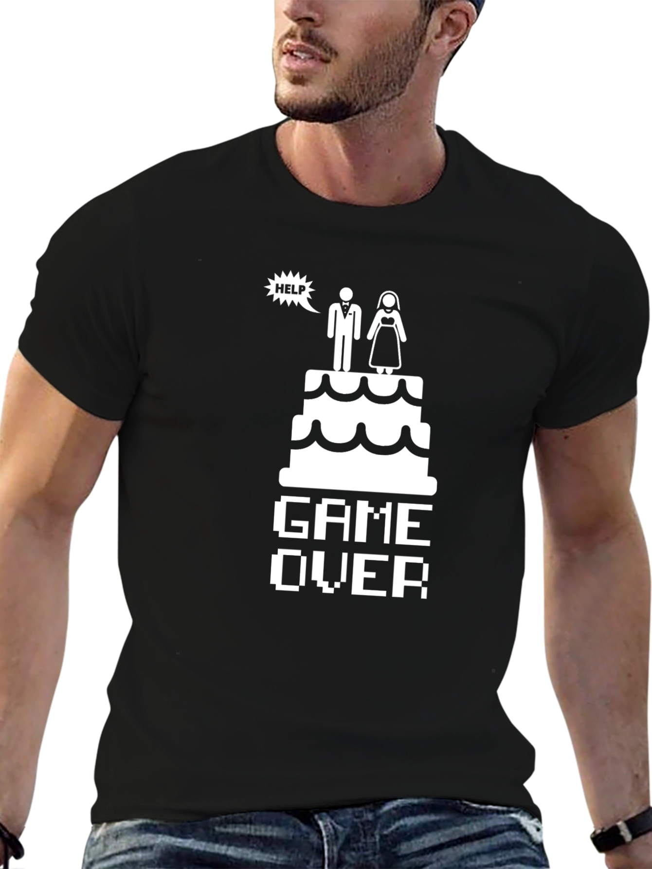 Game Over Funny Wedding T-Shirt