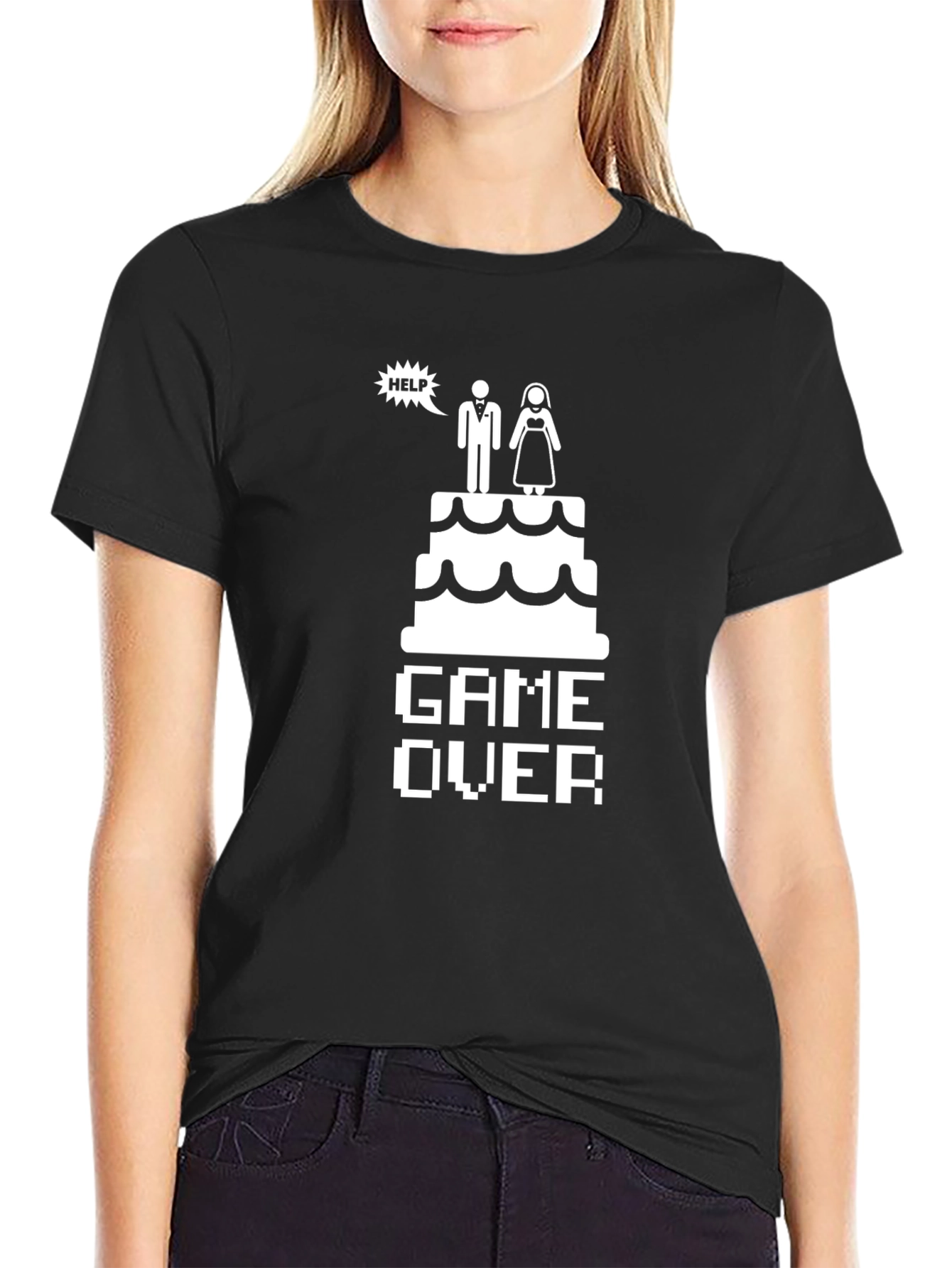 Game Over Funny Wedding T-Shirt