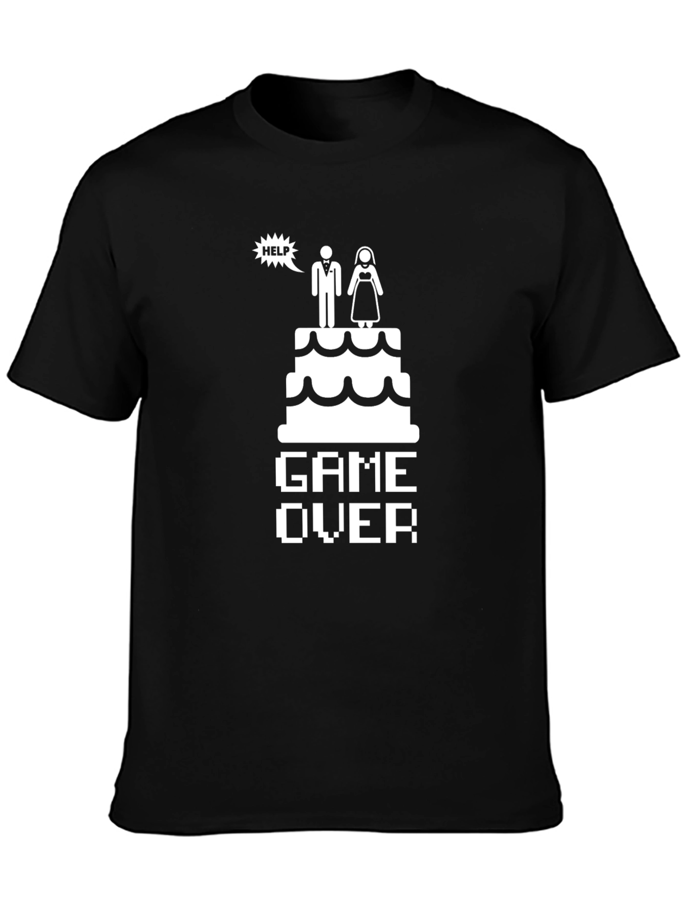 Game Over Funny Wedding T-Shirt