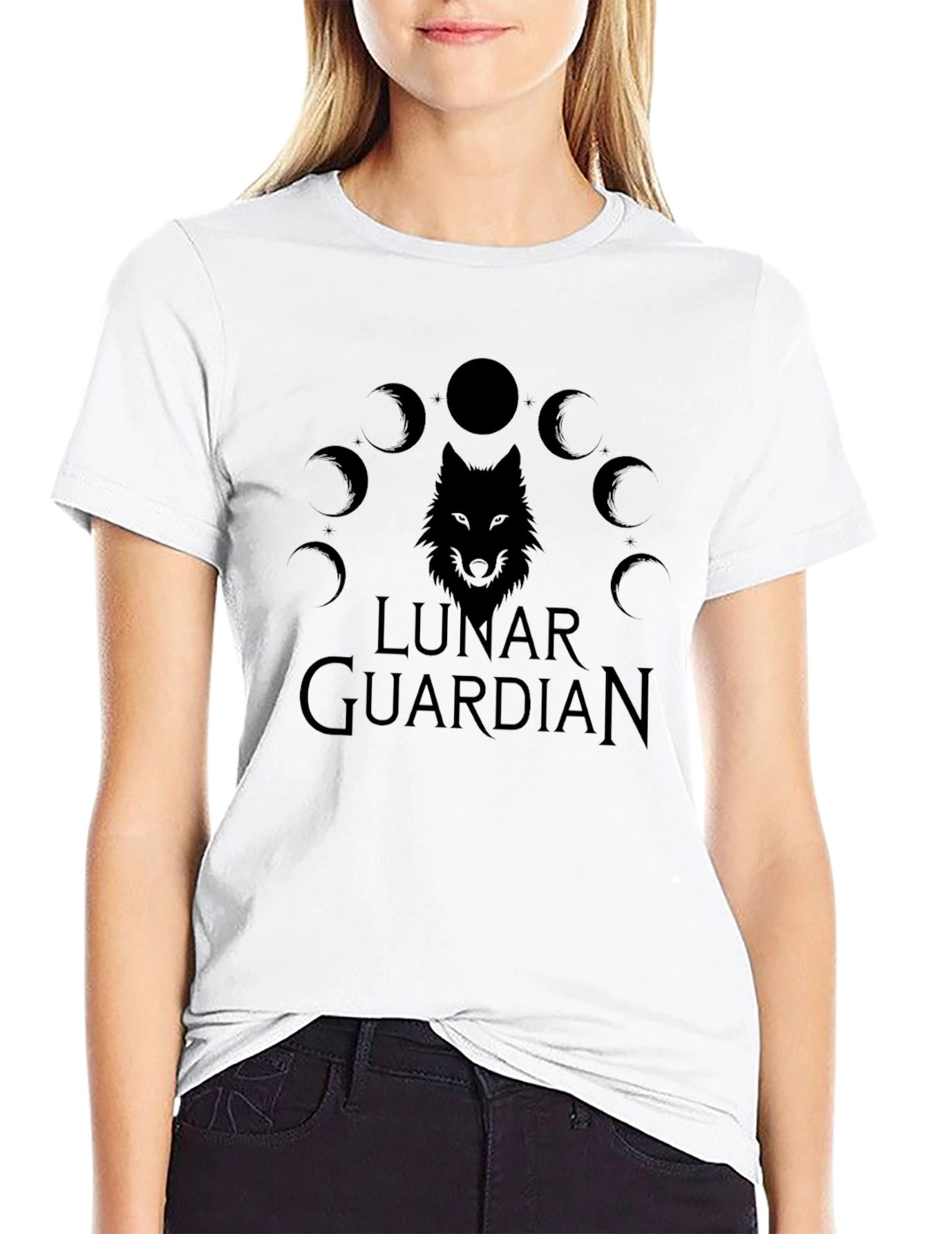 Lunar Guardian Wolf T-Shirt