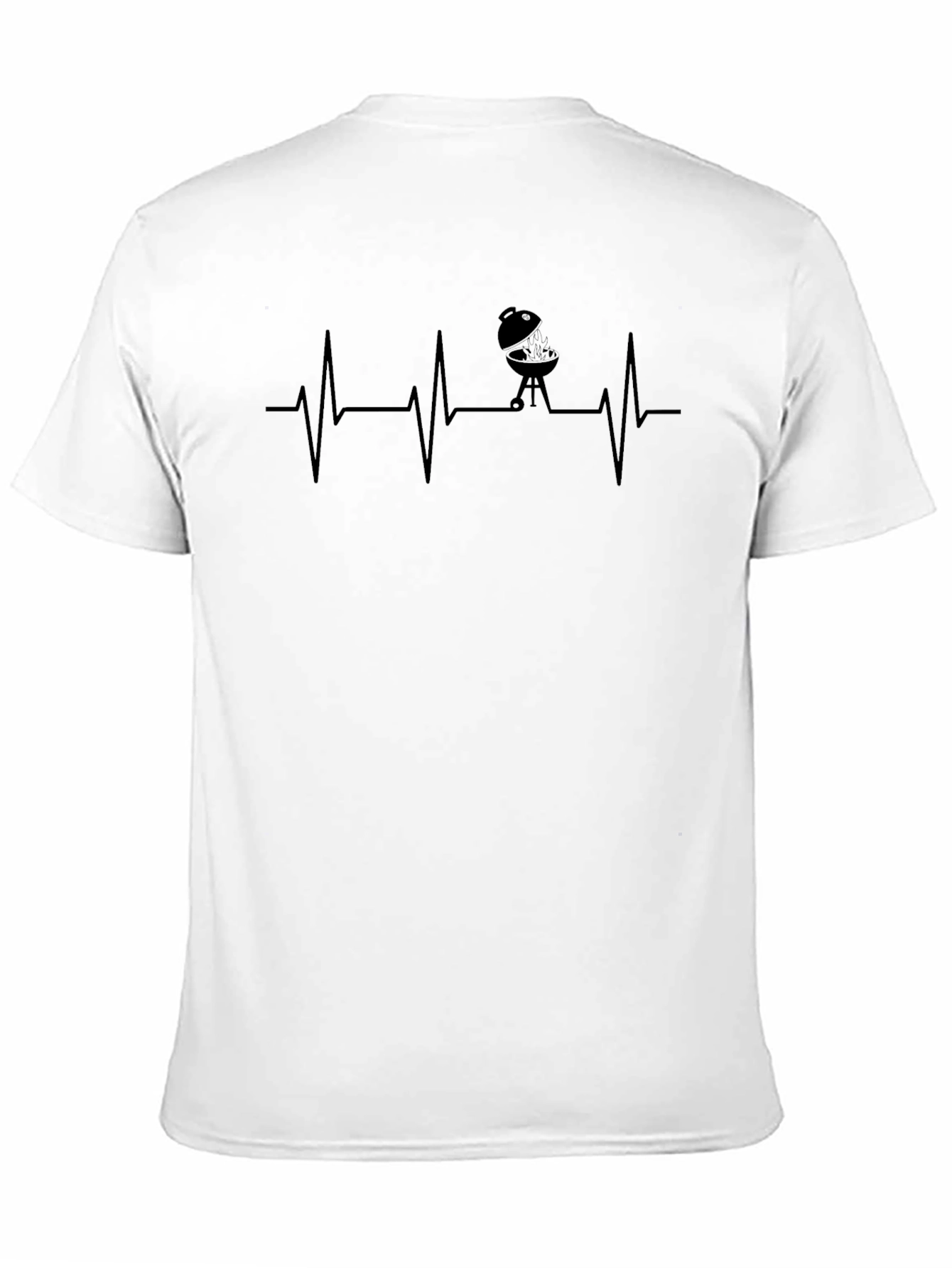 Grill Heartbeat T-Shirt - BBQ Lover Tee