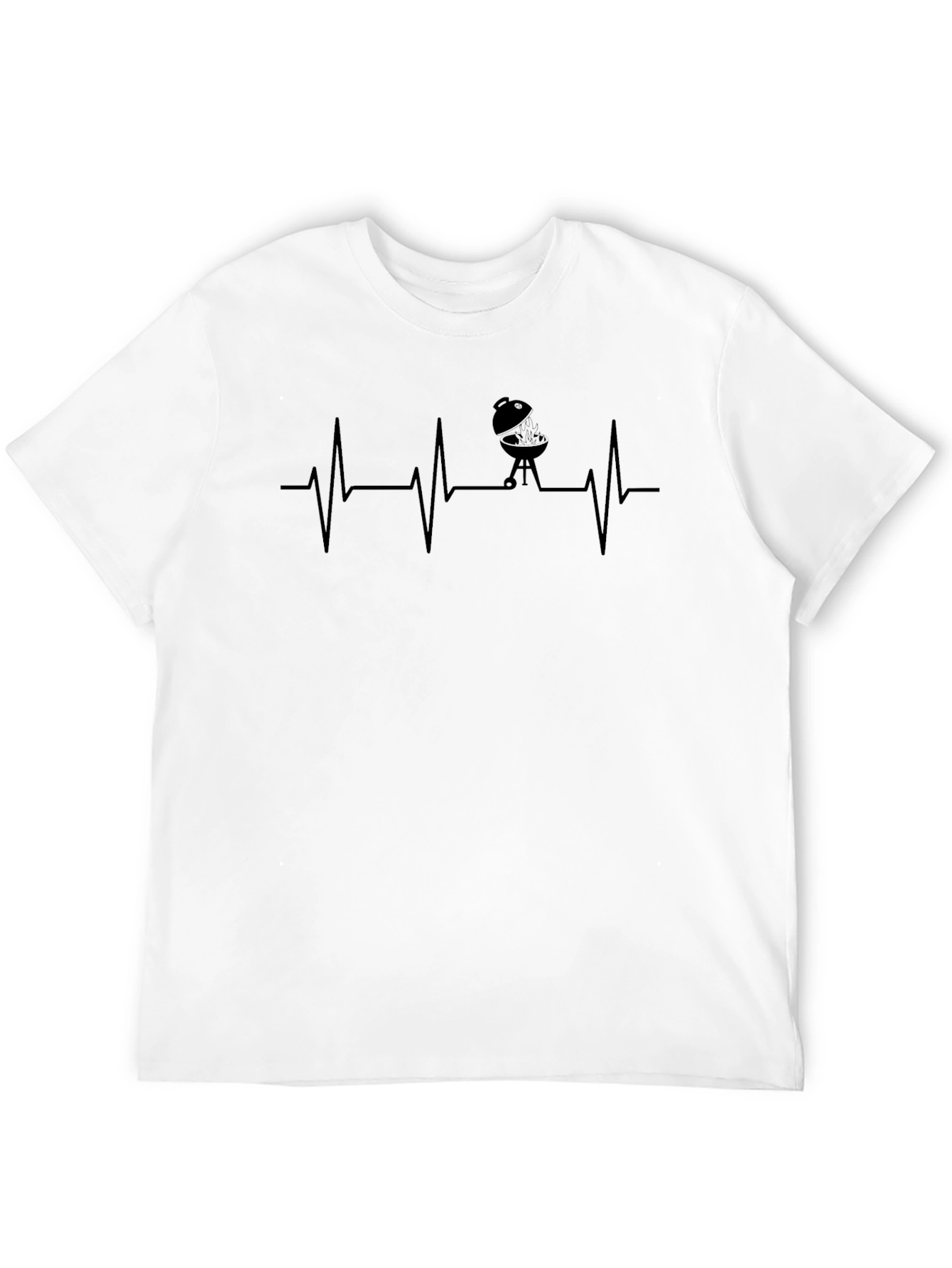 Grill Heartbeat T-Shirt - BBQ Lover Tee