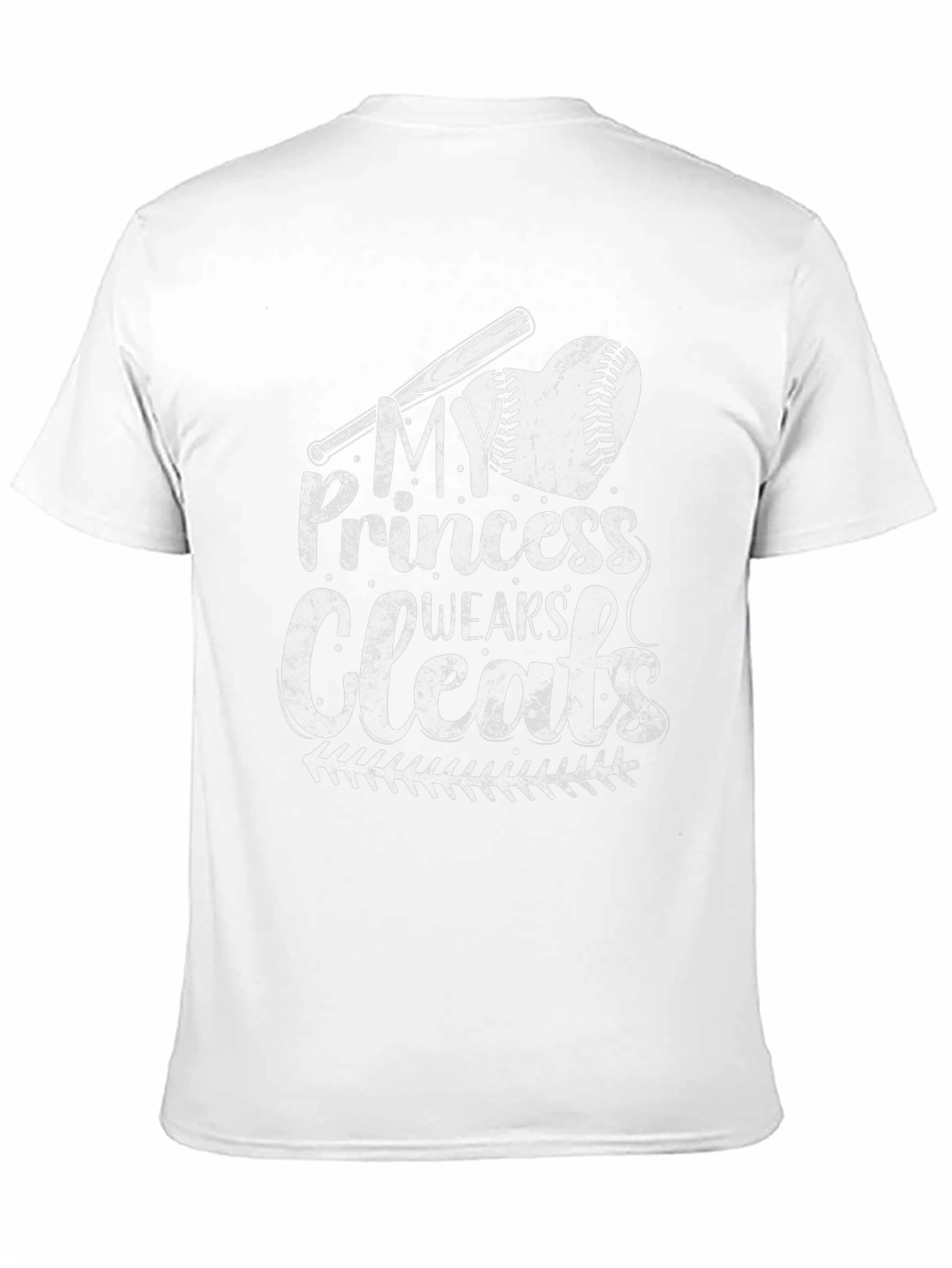 My Princess Wears Cleats Baseball T-Shirt