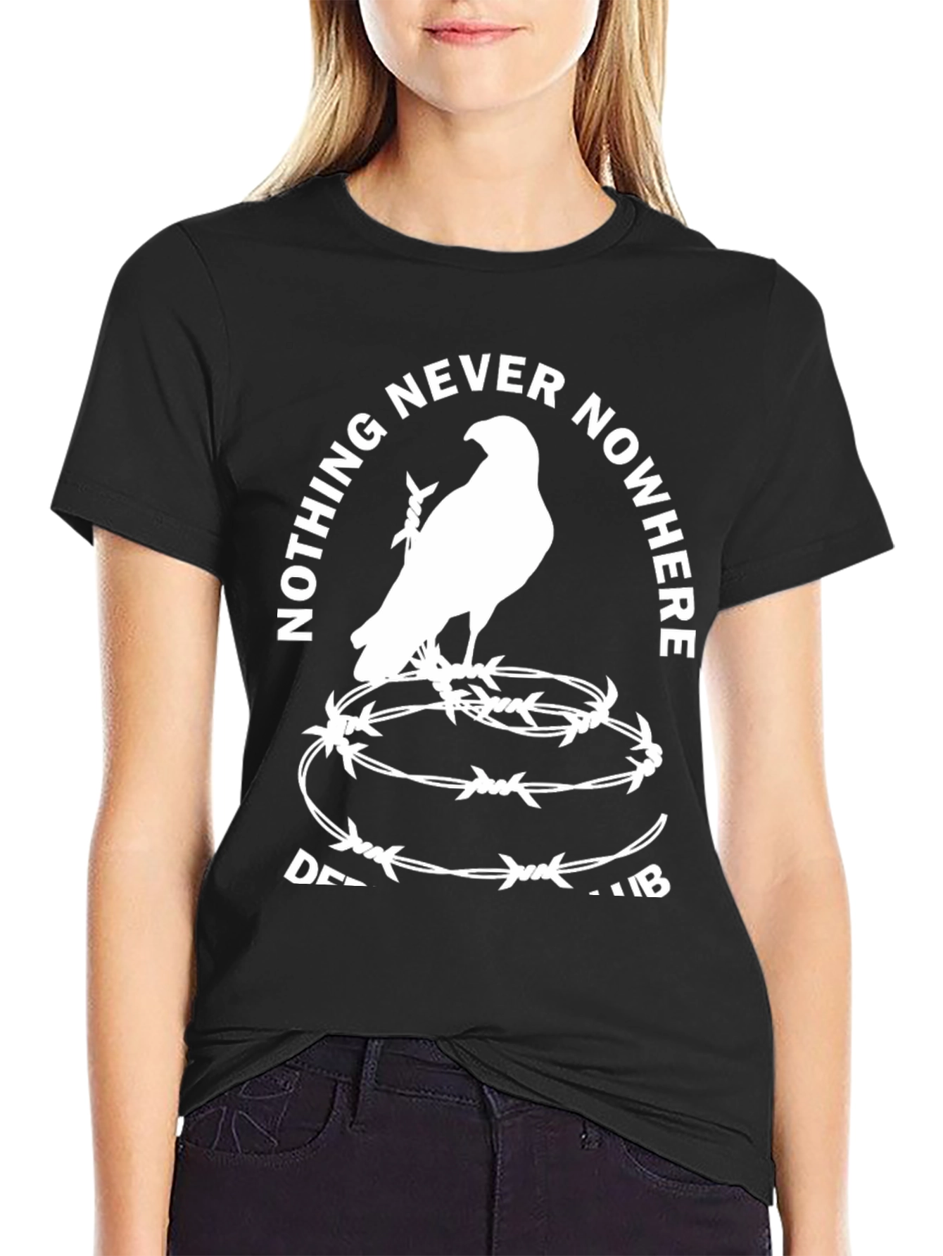 Nothing Never Nowhere Black T-Shirt