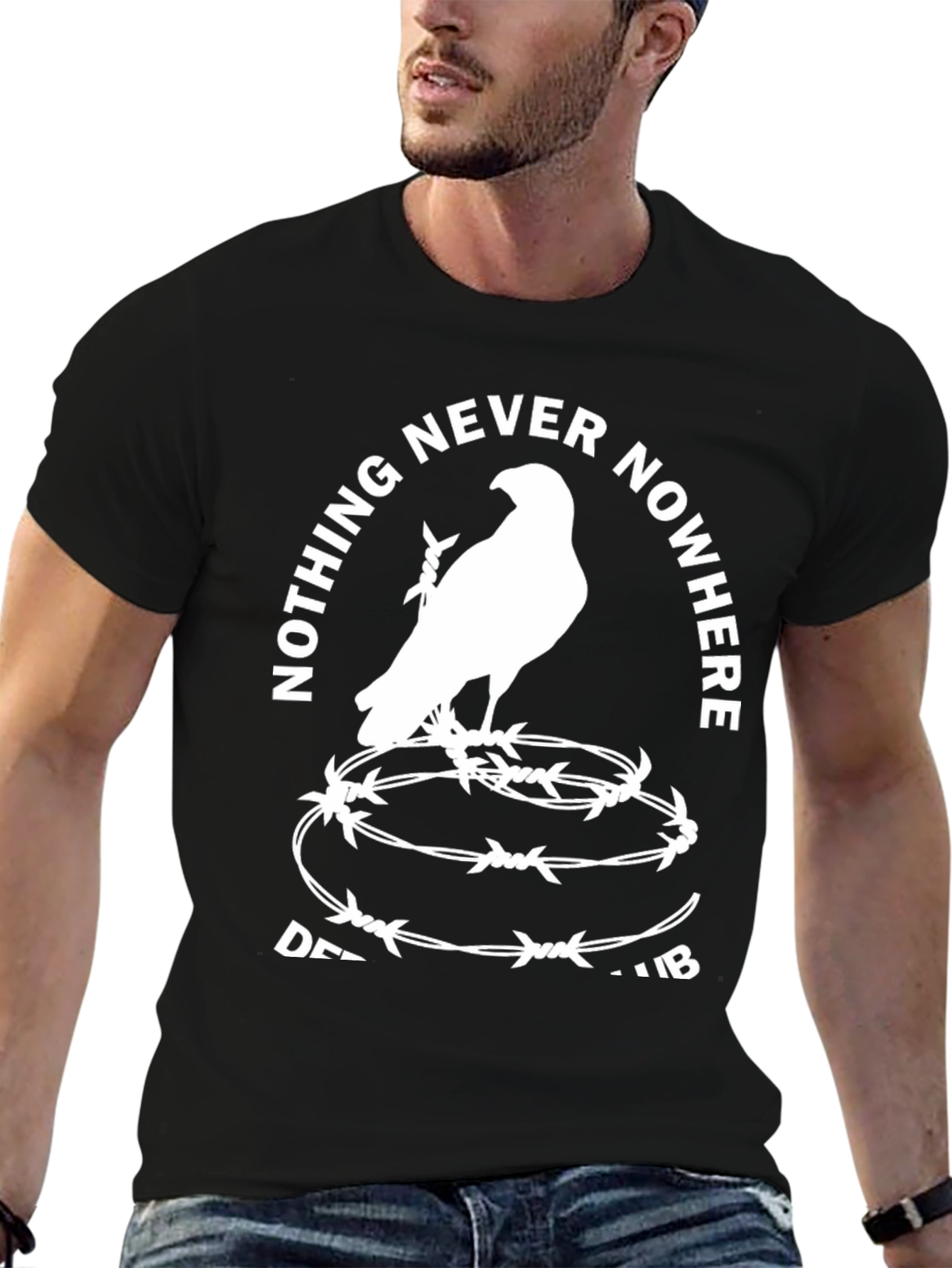 Nothing Never Nowhere Black T-Shirt