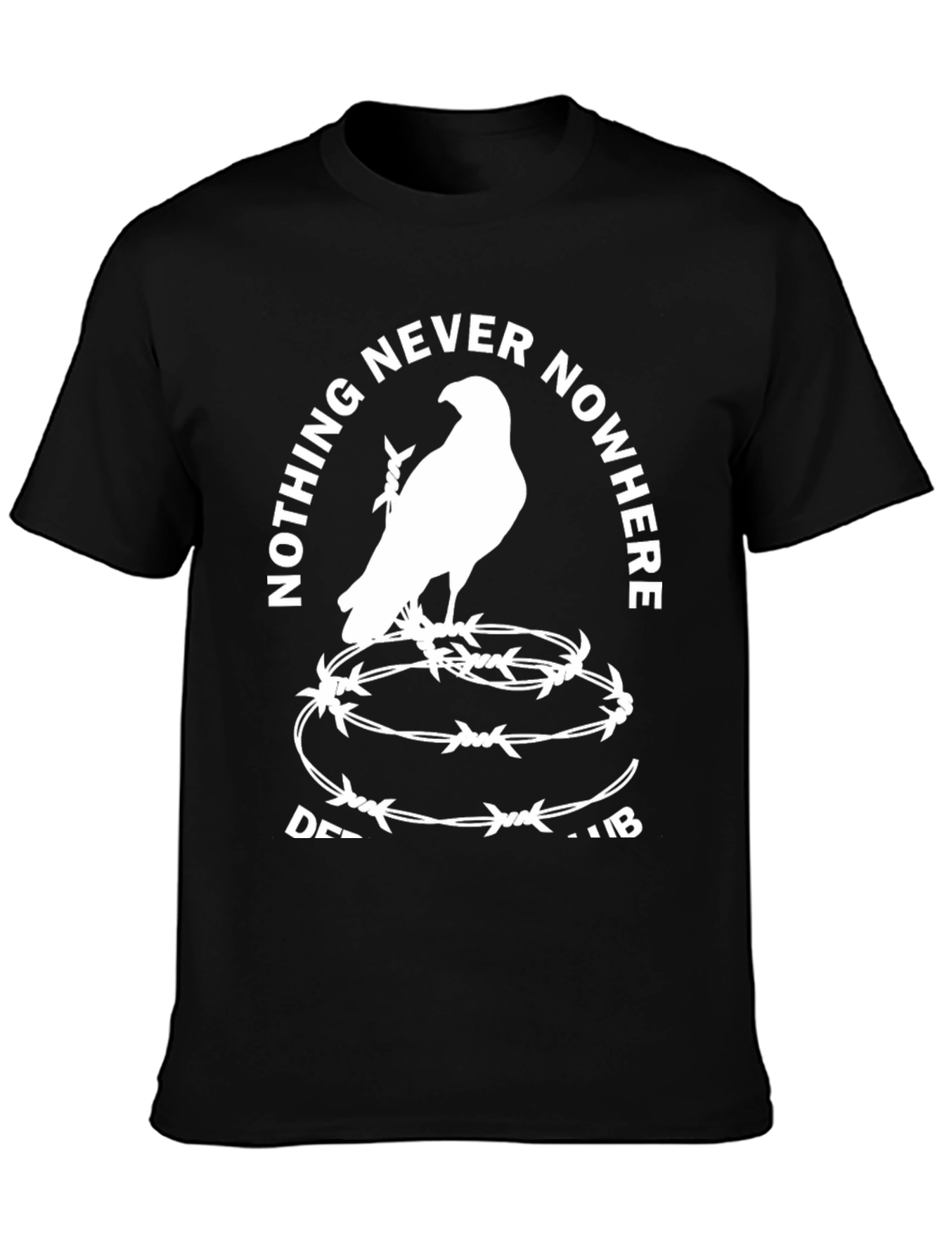 Nothing Never Nowhere Black T-Shirt