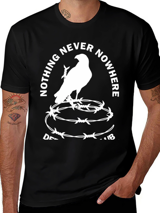 Nothing Never Nowhere Black T-Shirt