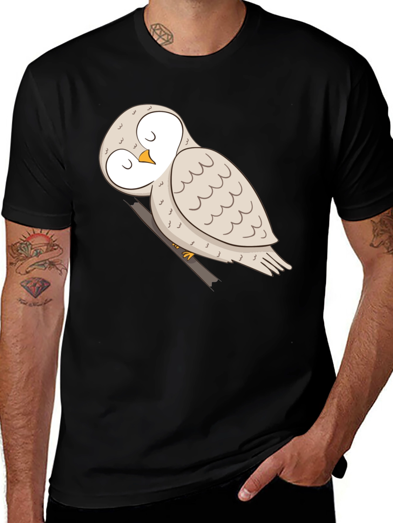 Owl Nap T-Shirt - Cute Bird Graphic Tee