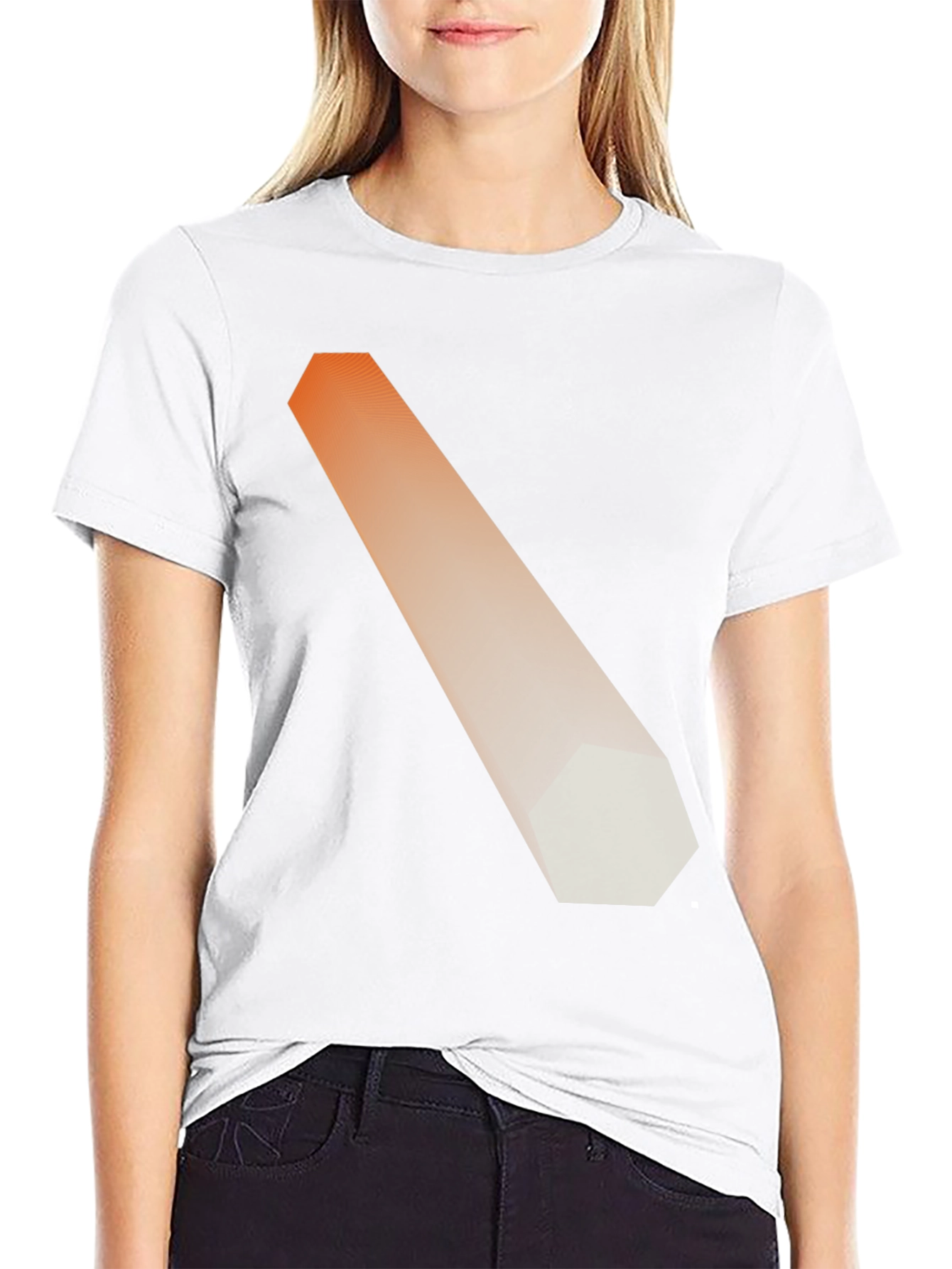 Abstract Geometric Gradient T-Shirt