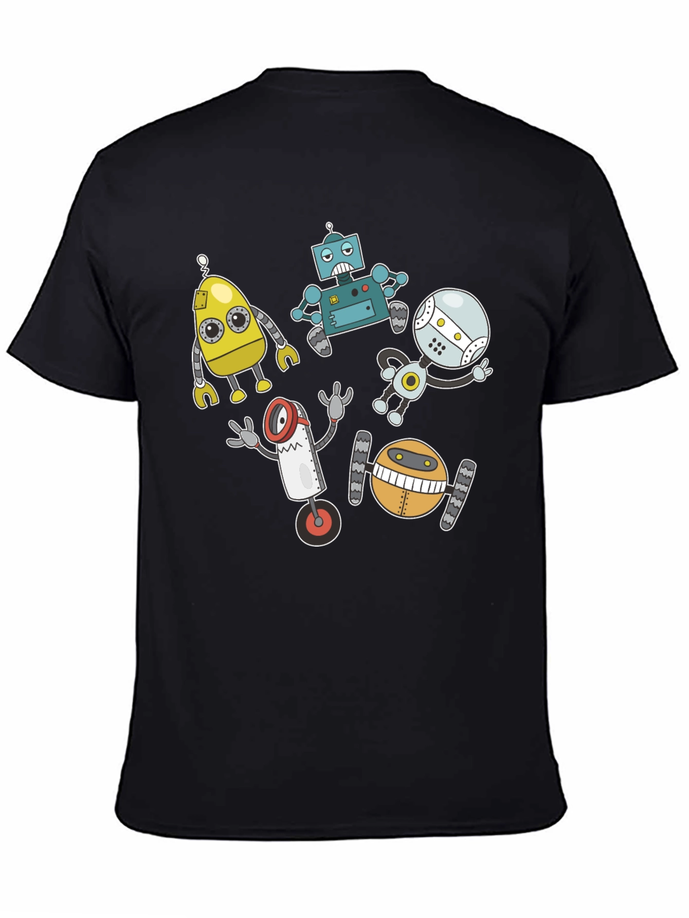 Robots Graphic T-Shirt - Fun & Unique Design