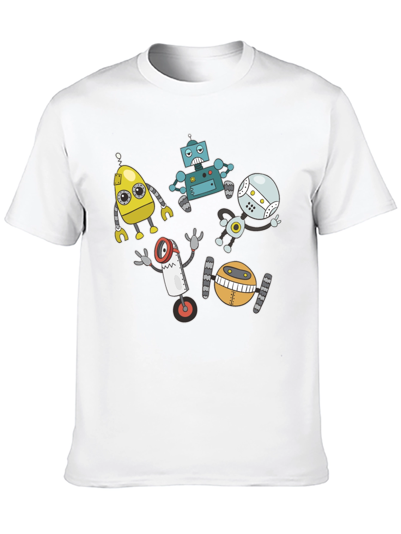 Robots Graphic T-Shirt - Fun & Unique Design