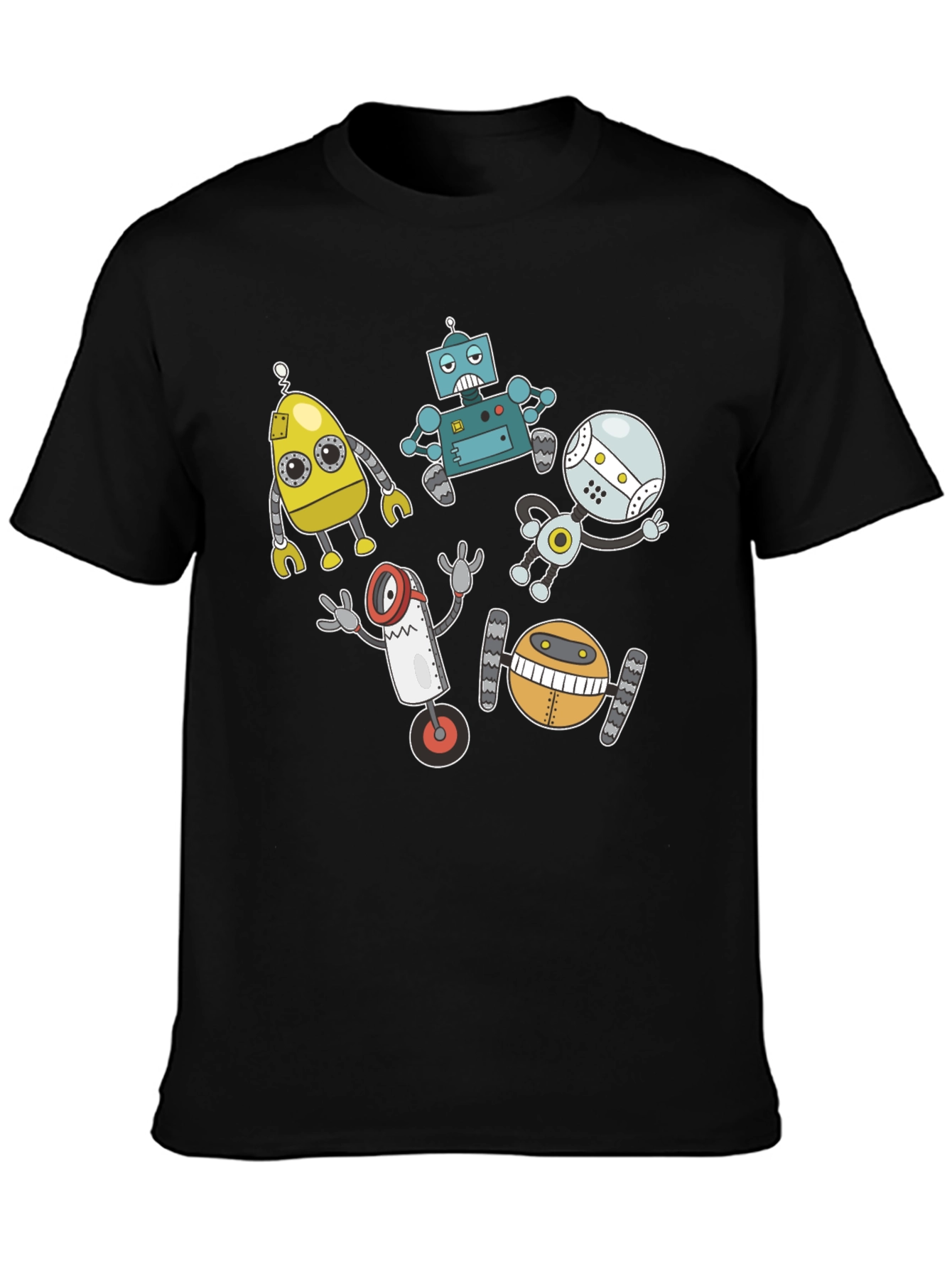 Robots Graphic T-Shirt - Fun & Unique Design