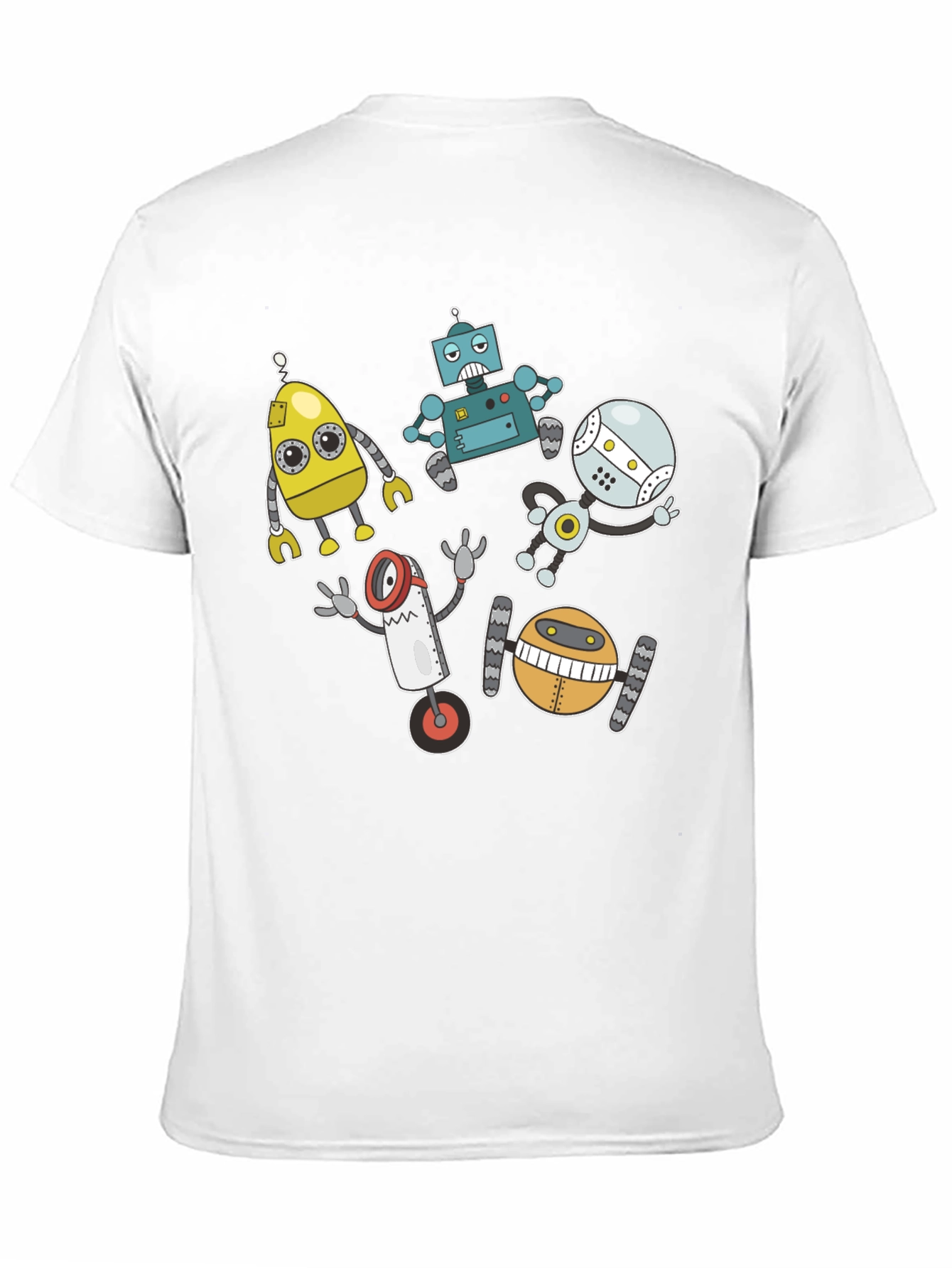 Robots Graphic T-Shirt - Fun & Unique Design